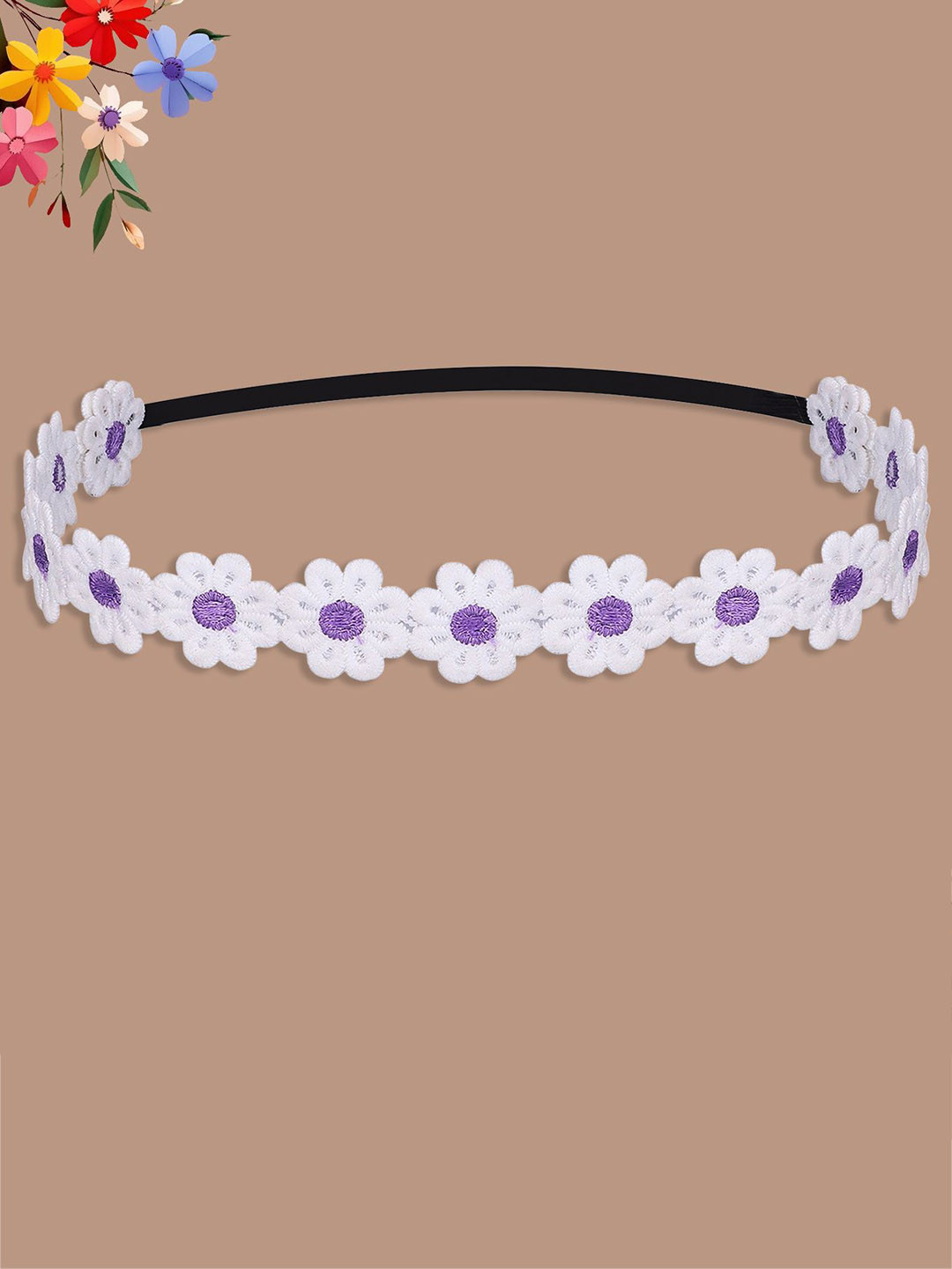 SYGA Girls Flower Bandana Headband