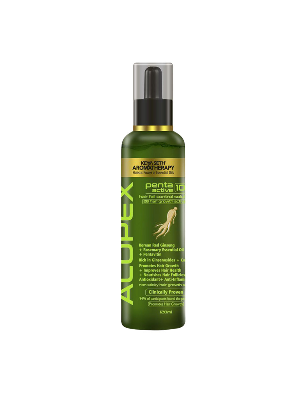 KEYA SETH AROMATHERAPY  Aromatherapy Alopex Penta Active 10 For Hairfall Control Solution Serum-100ml