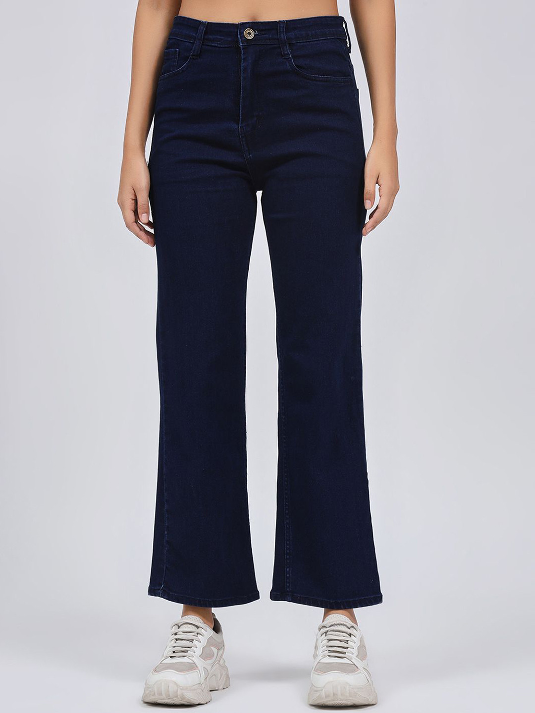 3BUTTERFLIES Women Bootcut High Rise Fit Jeans