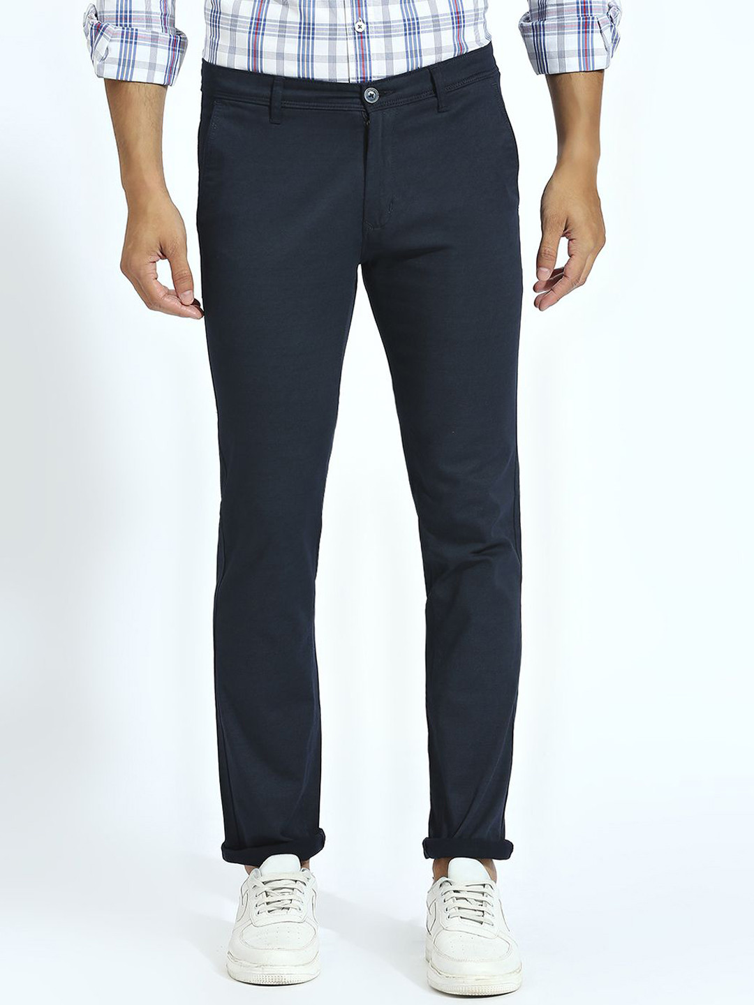 Klub Fox Men Tapered Fit Mid-Rise Trousers