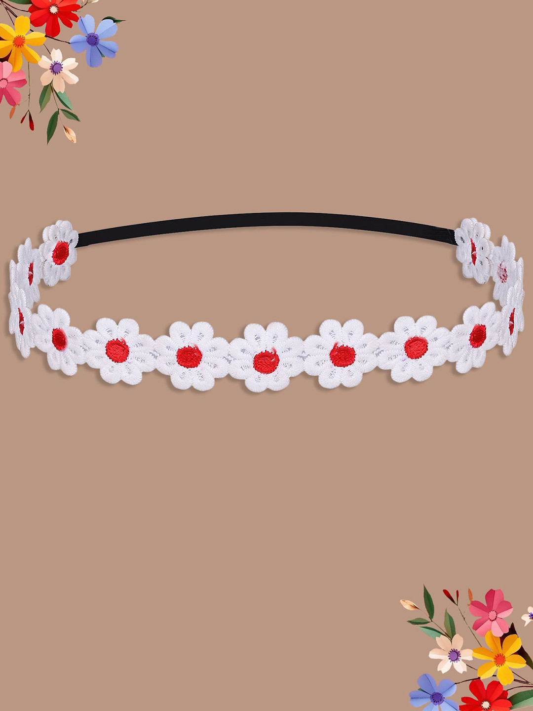 SYGA Girls Soft & Thin Headband Stretchable Bandana Hairband for Kids 0-3 Years