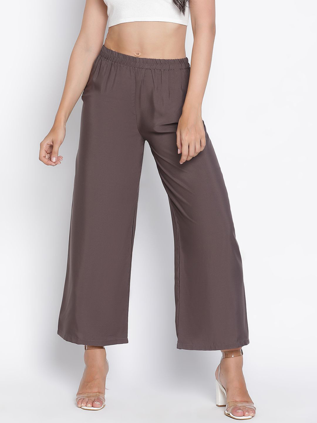 DRAAX Fashions Women Mid Rise Regular Fit Trousers