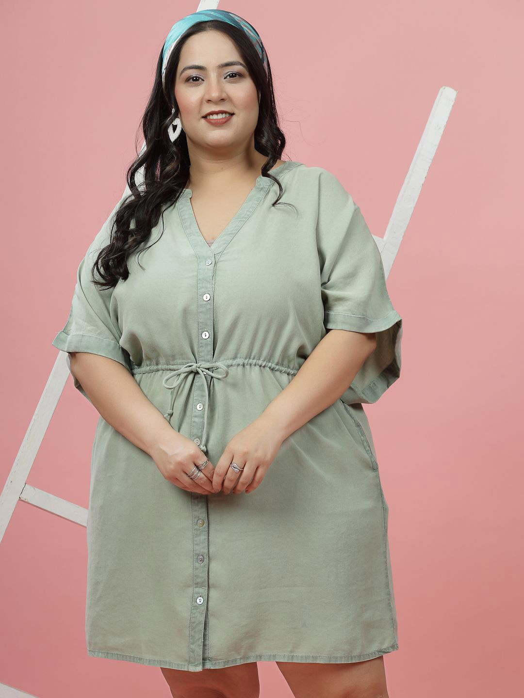 EVERYDAY by ANI Plus Size Shirt Mini Dress