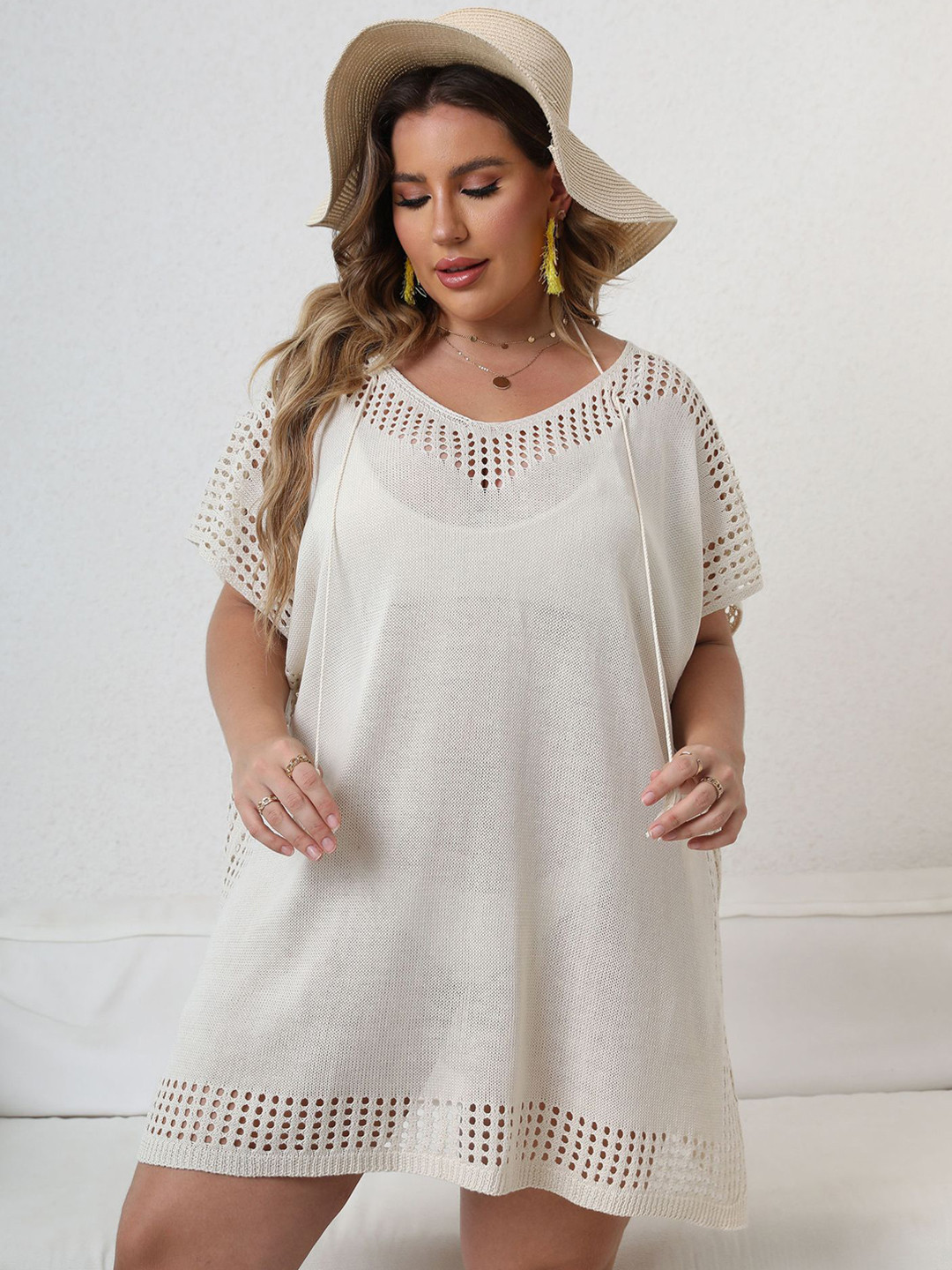 LULU & SKY Free Size Shift Silhouette Cover-up