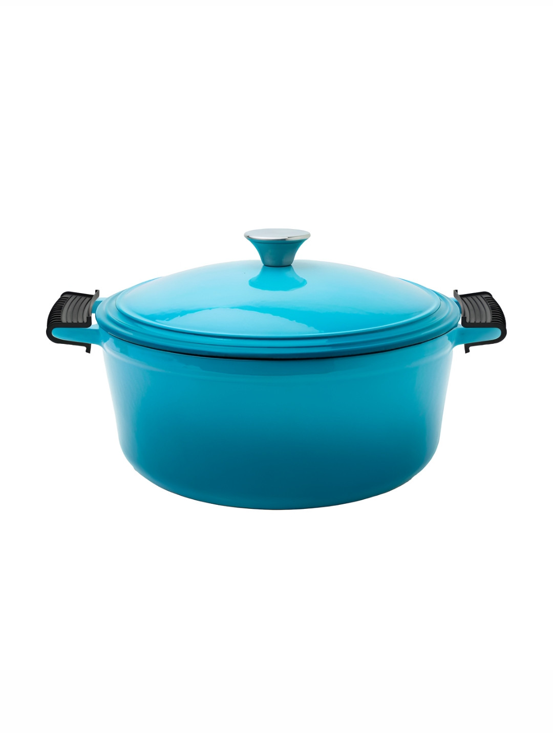 UMAI Blue & White Enameled Cast Iron Cookware Casserole 5L