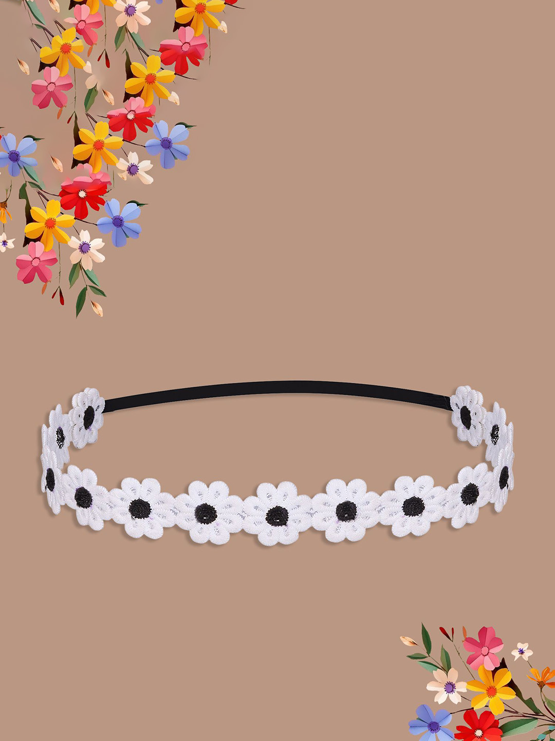 SYGA Girls Soft & Thin Bandana Stretchable Headband