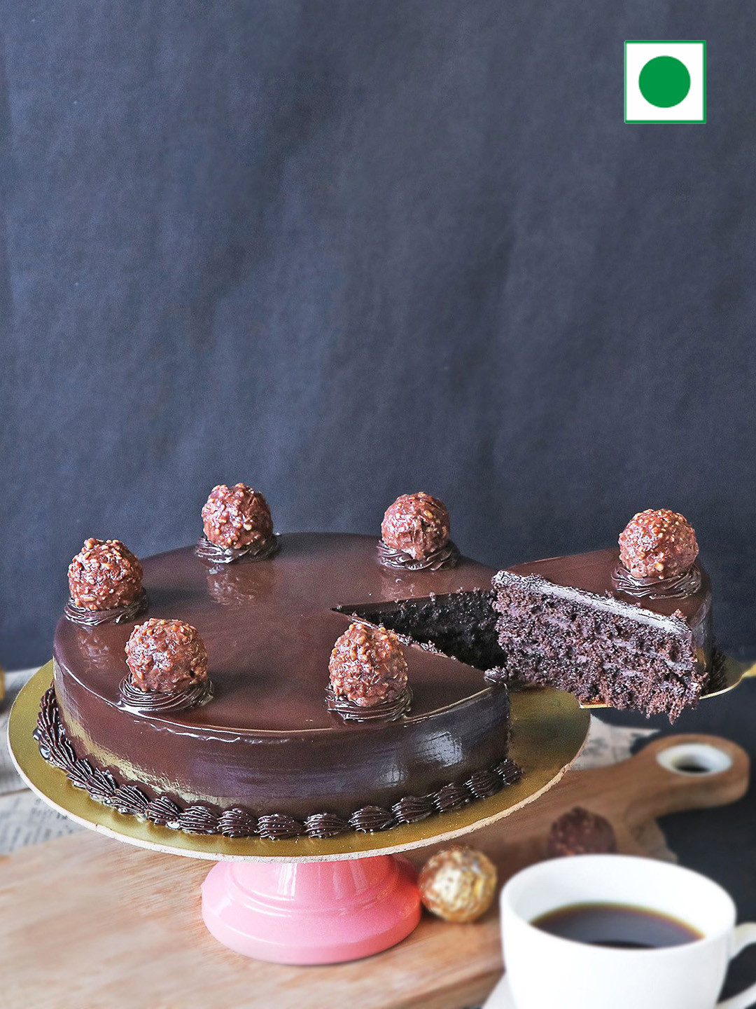 IGP Choco-licious Truffle Extravaganza Cake - Half Kg