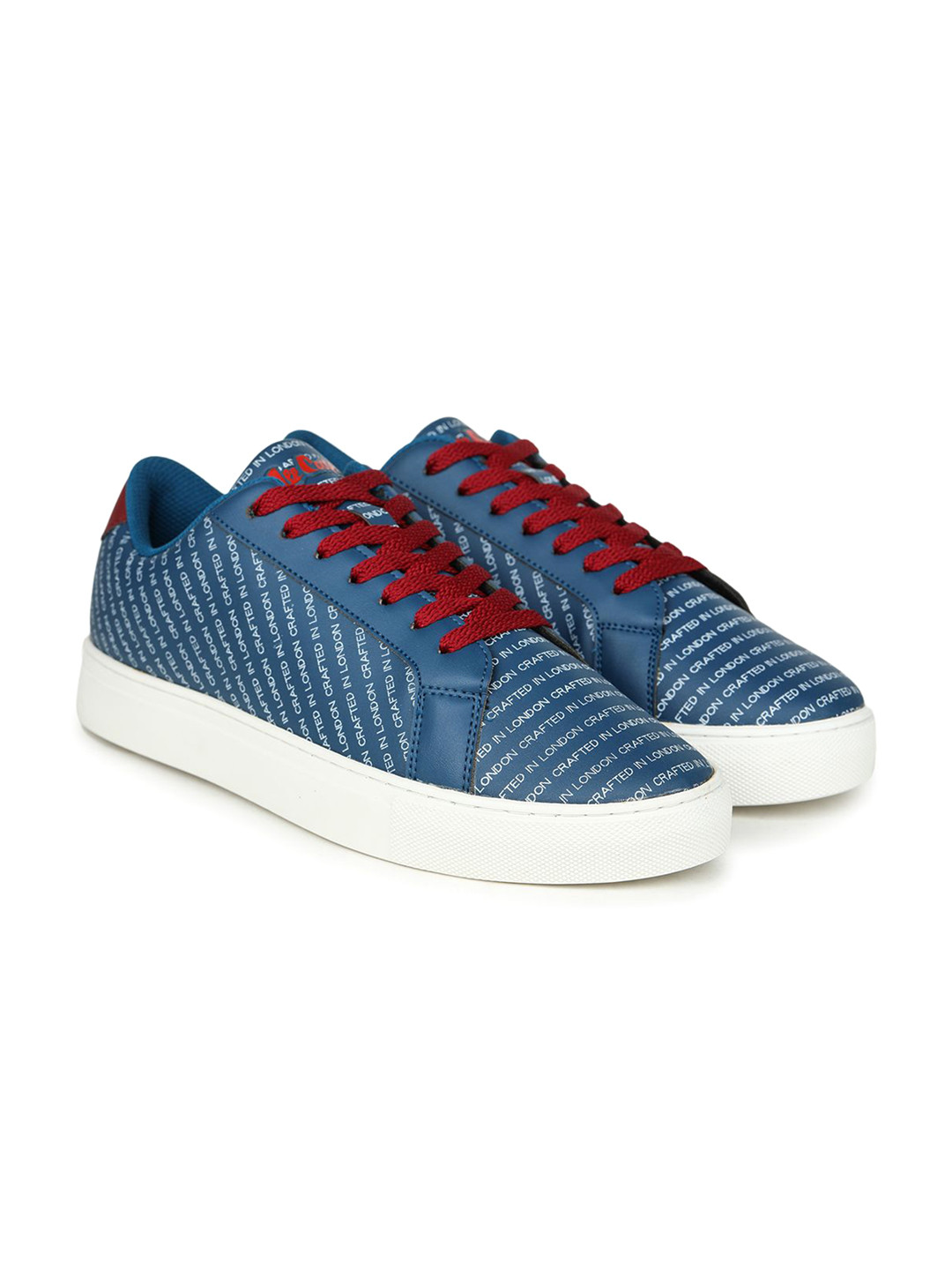 Lee Cooper Men Typography Printed Lace-Up Sneakers