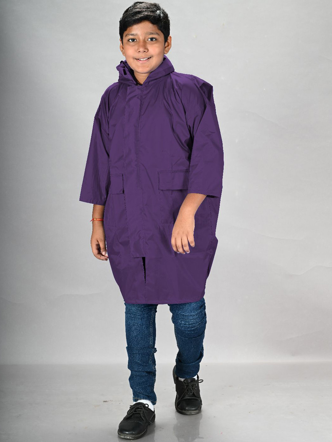 LUX VENUS Boys Raincoat With School Bag