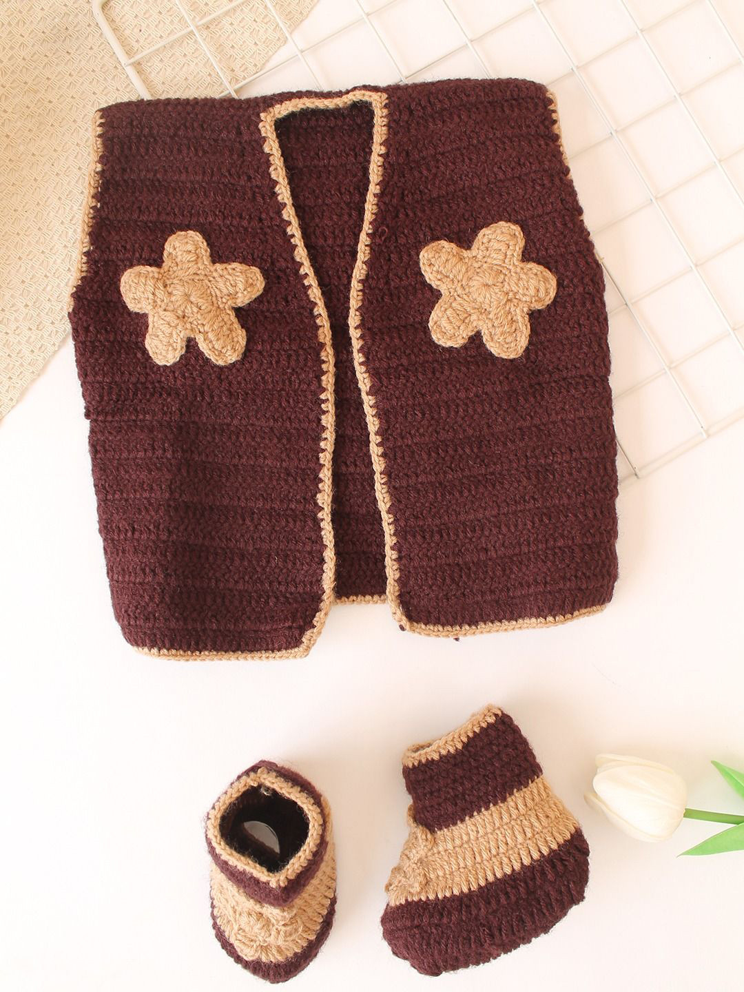 Woonie Infants 2-Piece Cow Boy Photoshoot Props