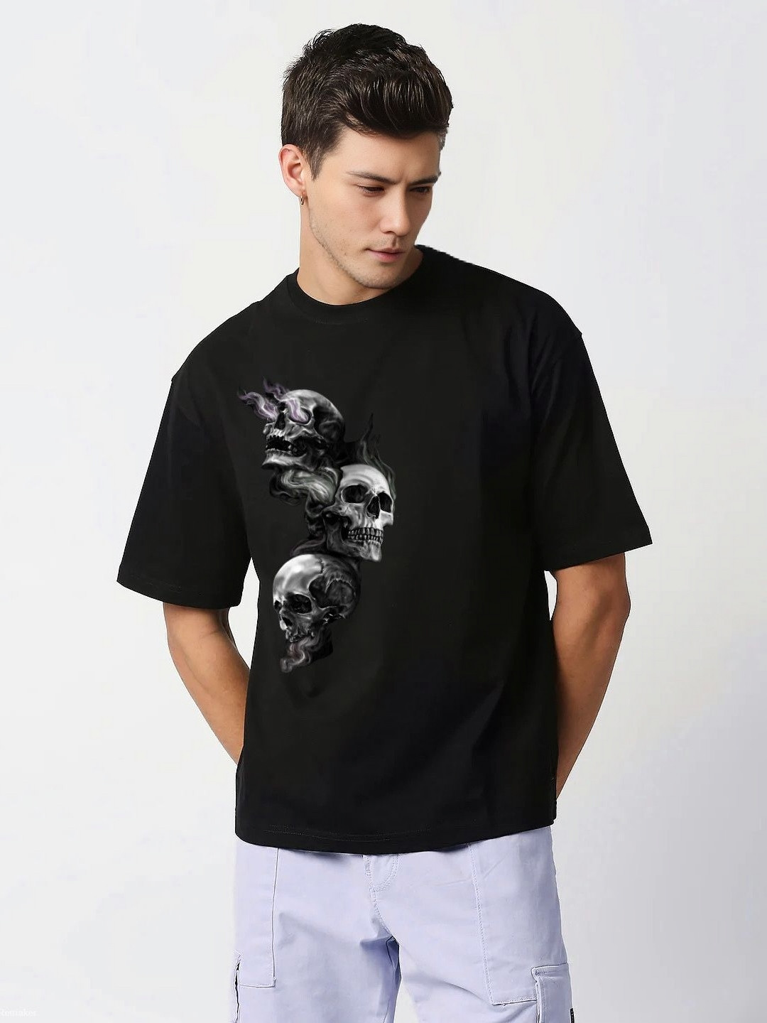 Elibolz Oversized Printed T-shirt