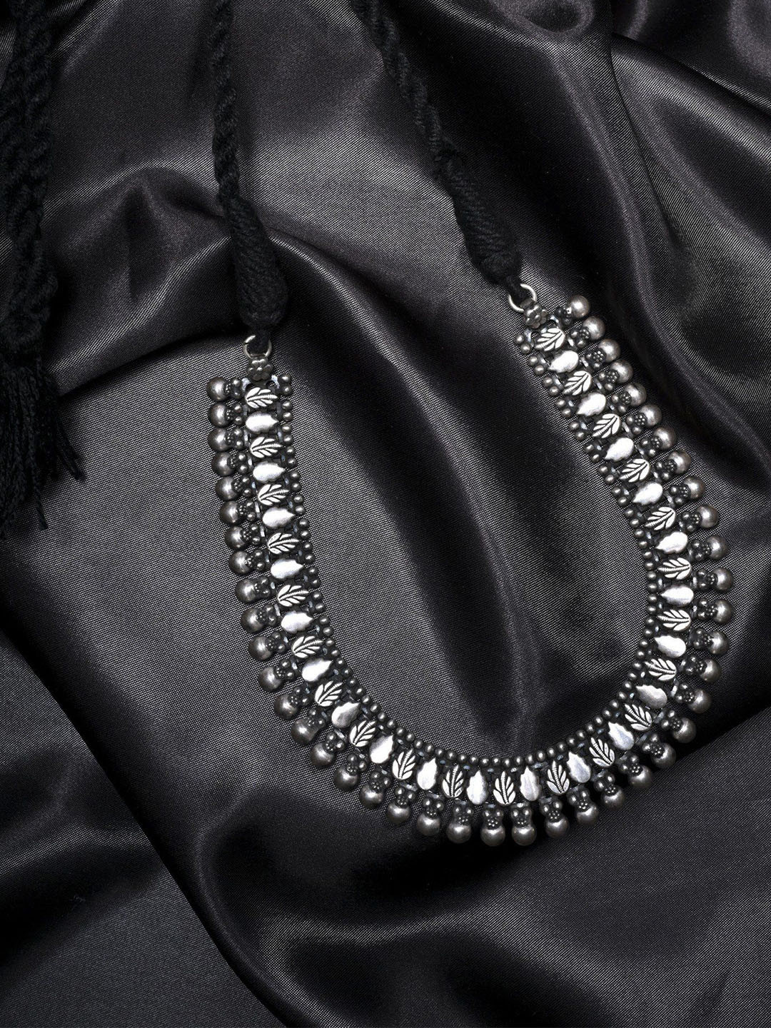 Exotic India Sterling Silver Choker Necklace