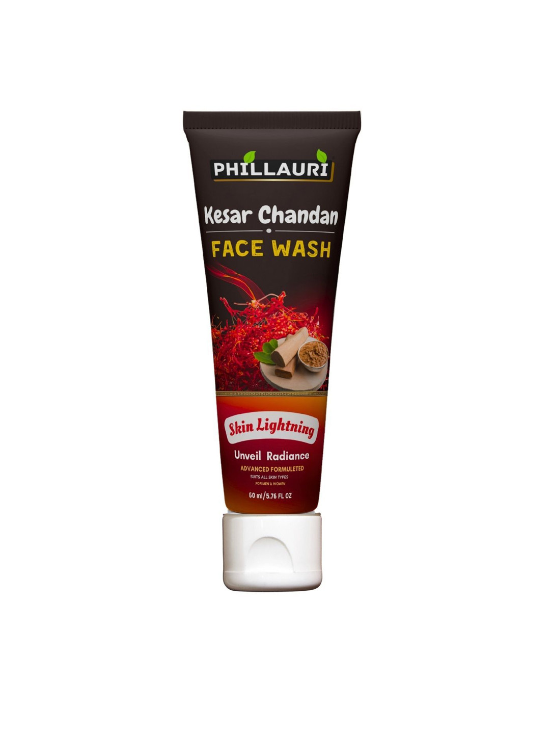 Phillauri Kesar Chandan Face Wash With Vitamin E - 60ml