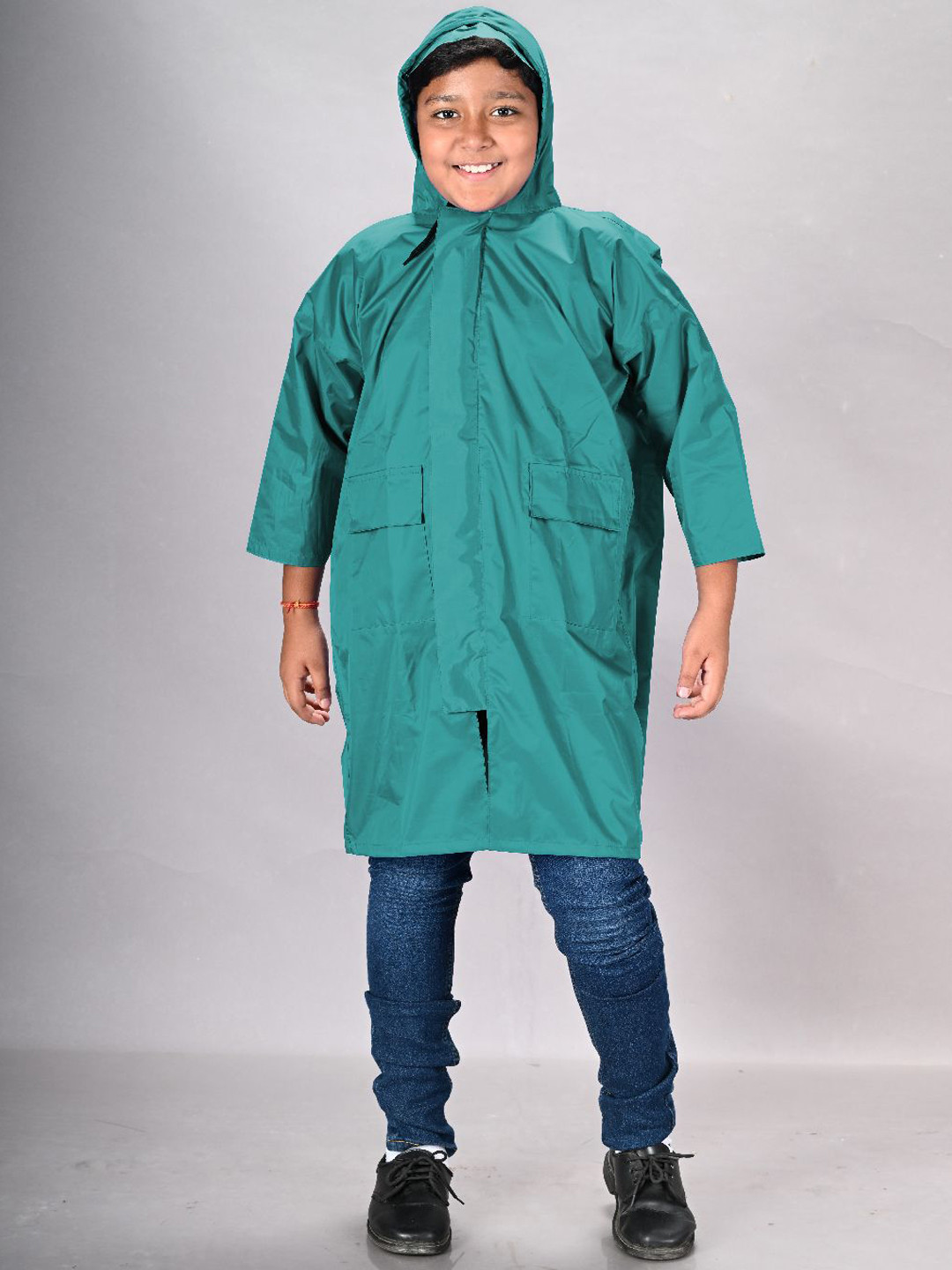 LUX VENUS Boys Raincoat With School Bag Cover