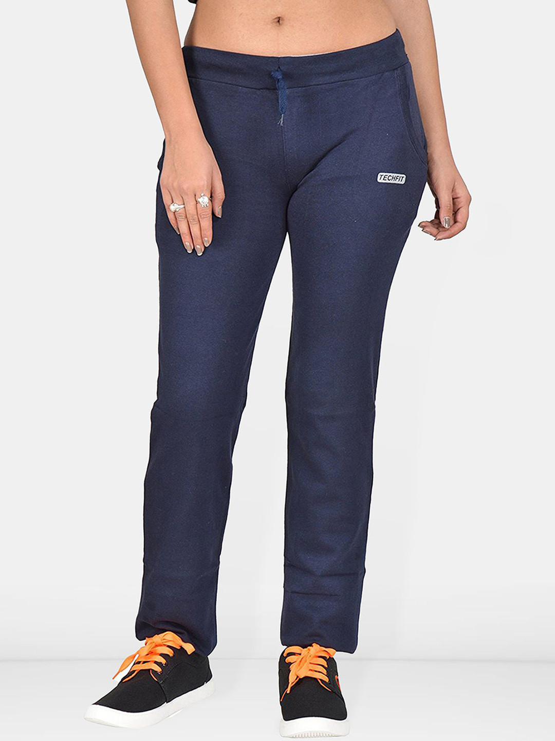 Be You Women Cotton Mid-rise Track Pants