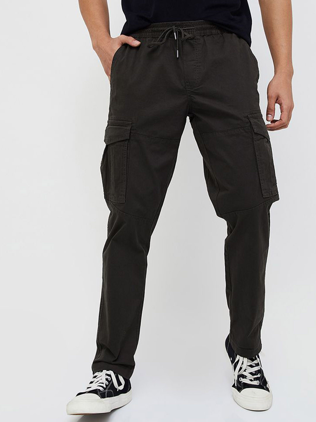 Fame Forever by Lifestyle Men Tapered Fit Cargos Trousers