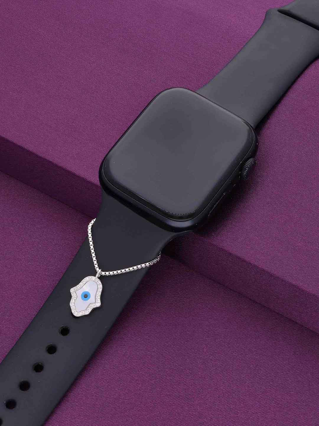 KAI JEWEL Embellished 92.5 Sterling Silver Stone Studded Watch Charm