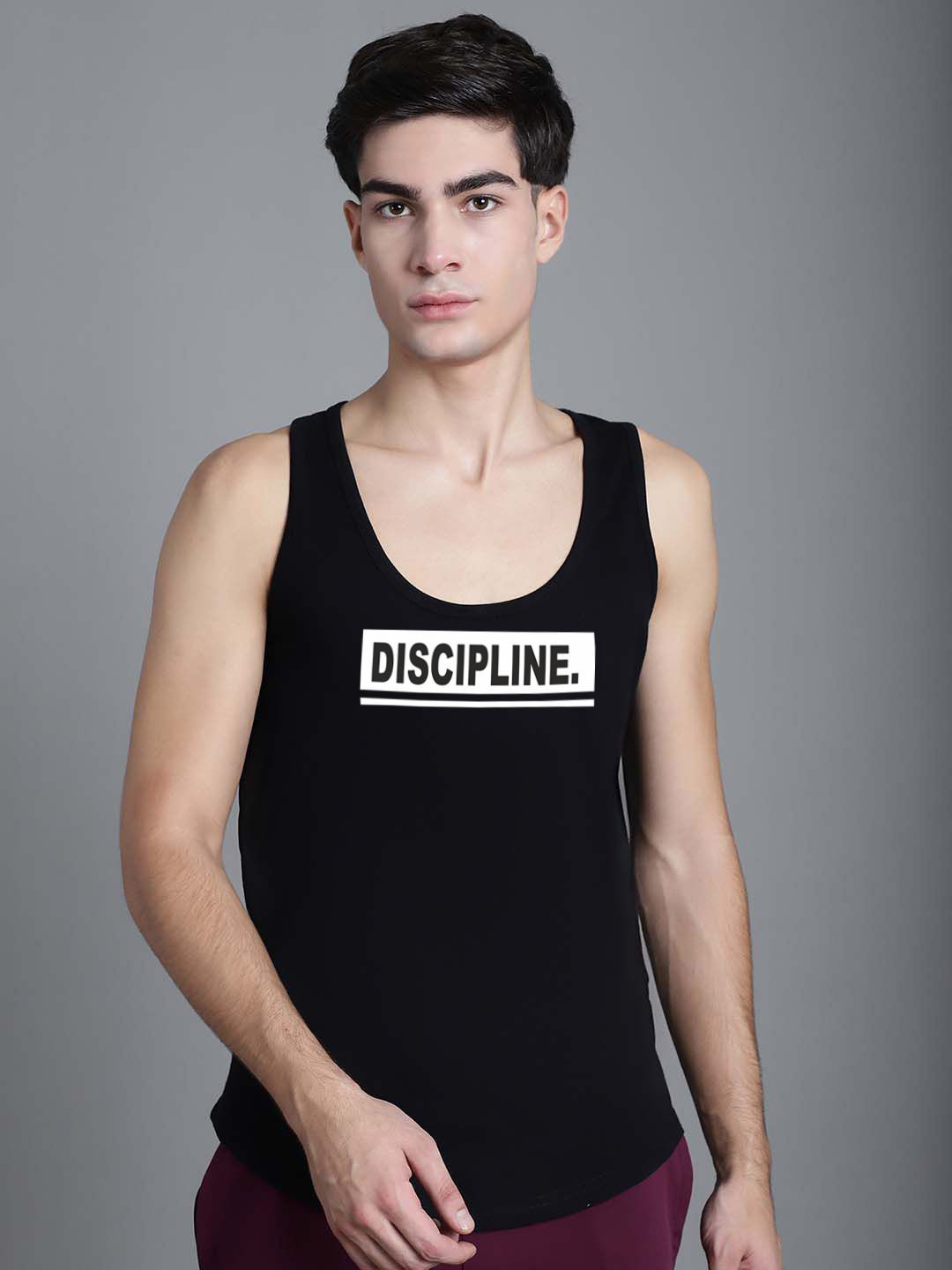 FBAR Printed Sleeveless Gym Innerwear Vests FBC582-01