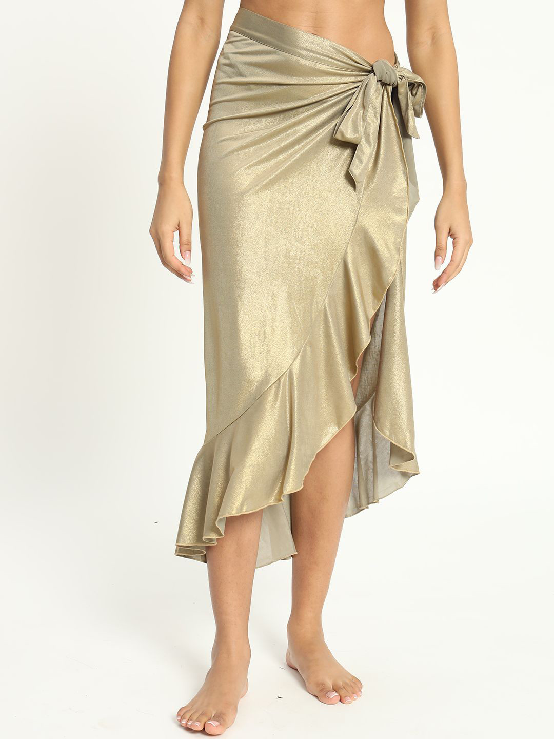 Beau Design Cover Up Wrap Skirt