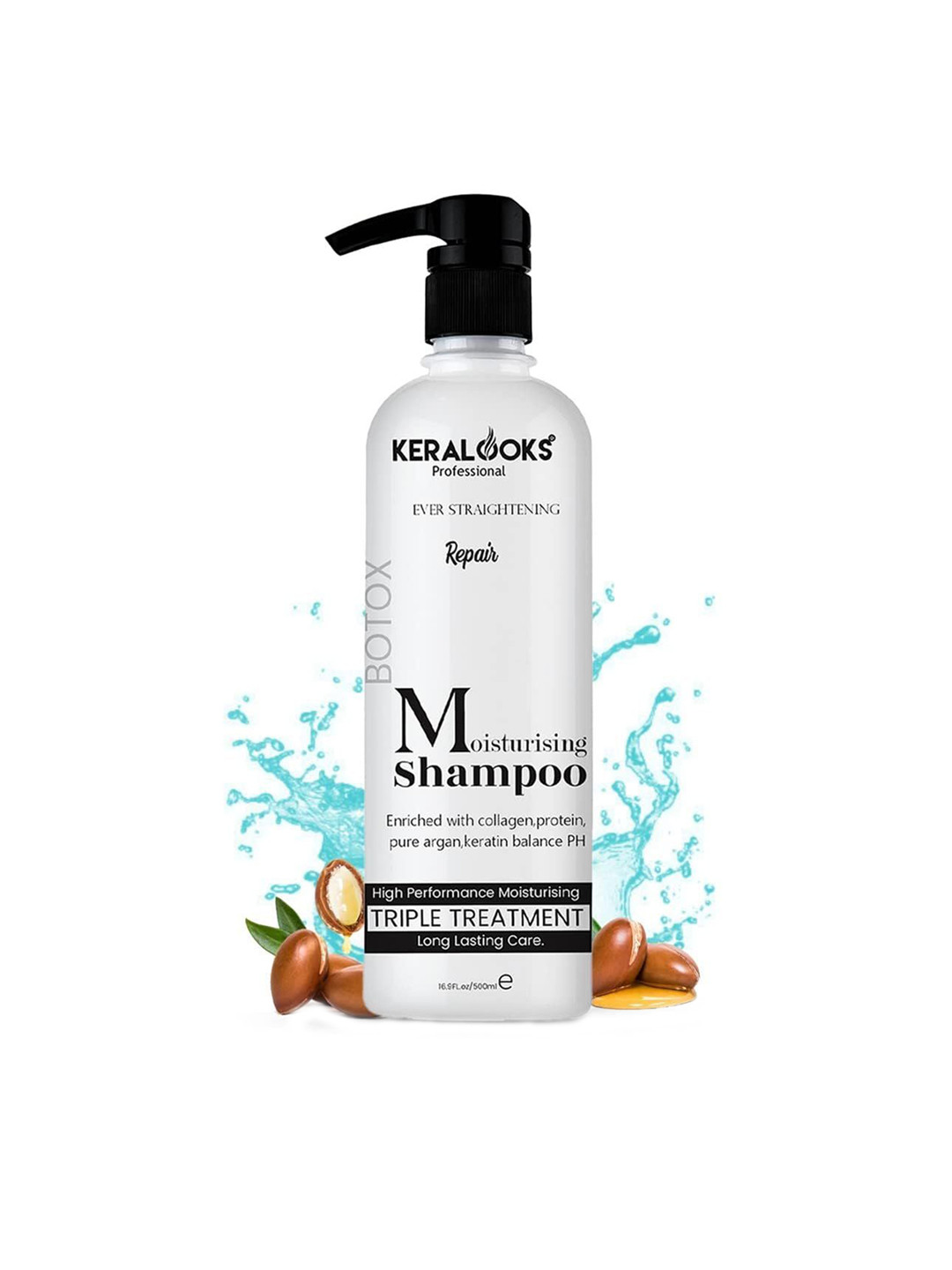 Keralooks professional Moisturizing Shampoo To Control Frizz - 500ml