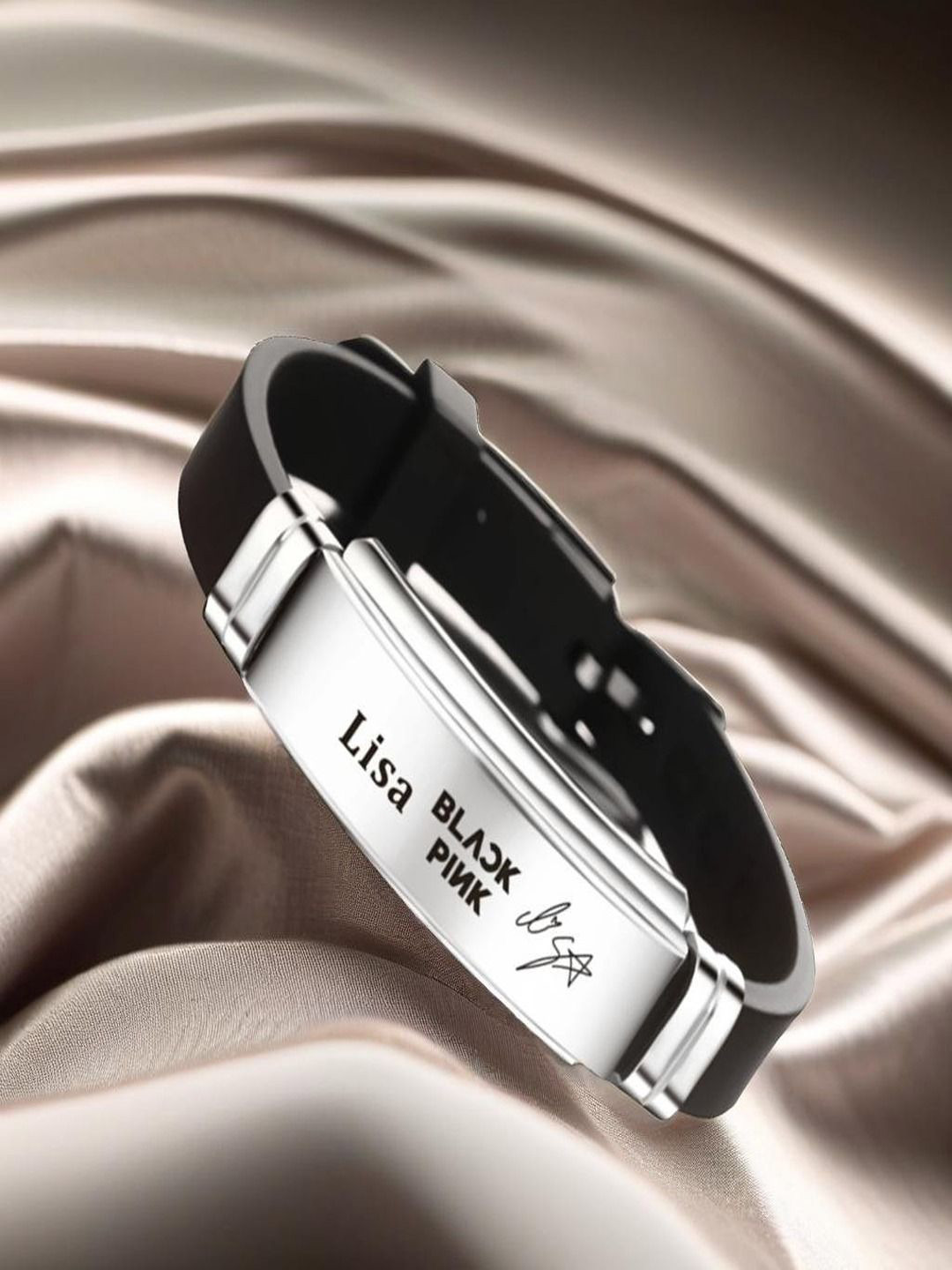 UNIVERSITY TRENDZ  Korean Signature Lisa Leather Wraparound Bracelet