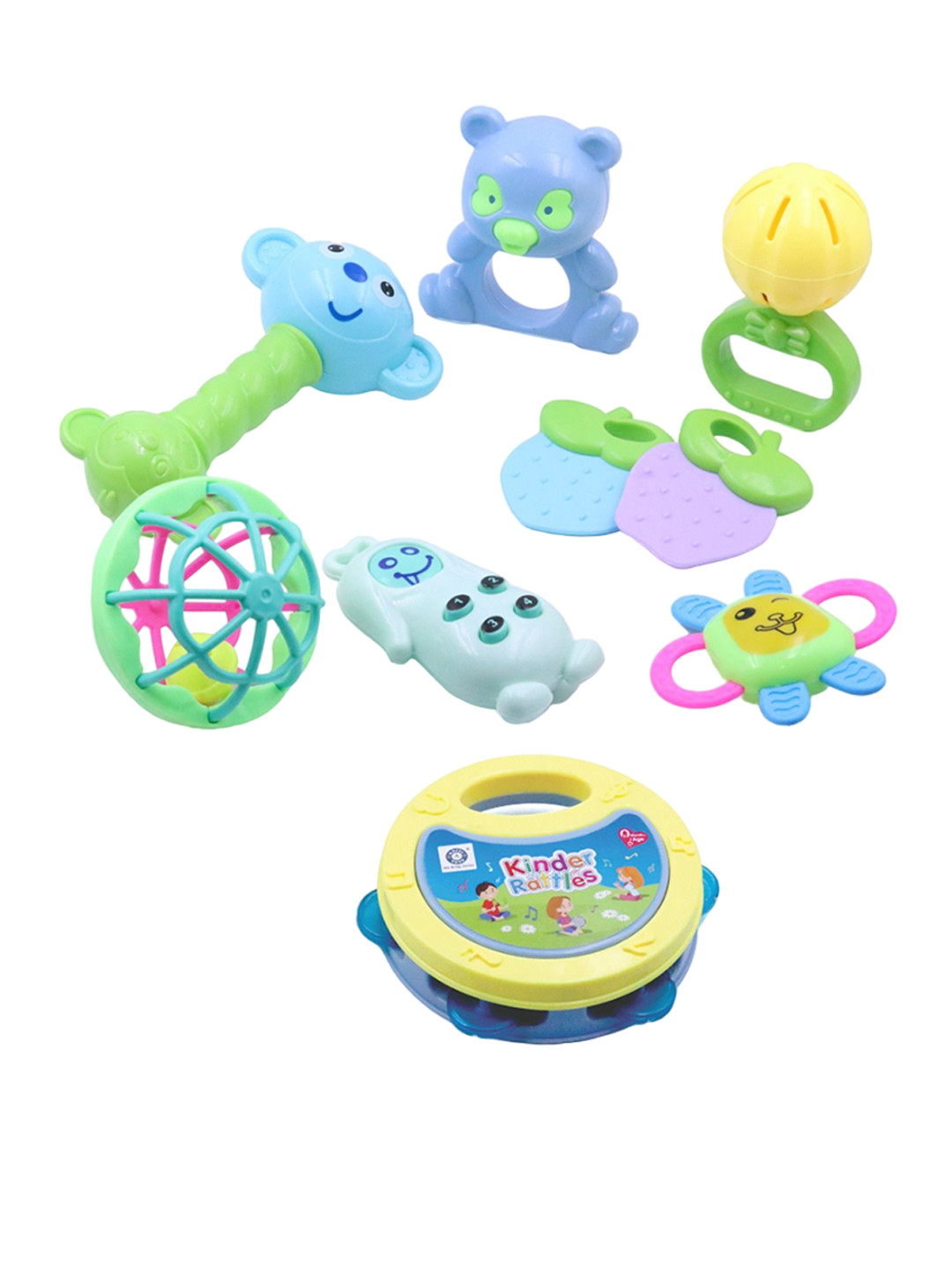 Aditi Toys 8 Pieces BPA Free Rattle Set