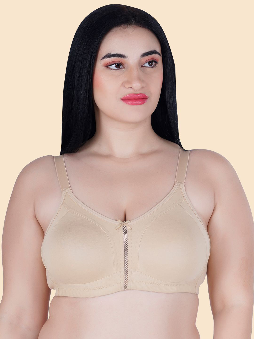 Tweens Women's Solid Plus Size Full Coverage Bra