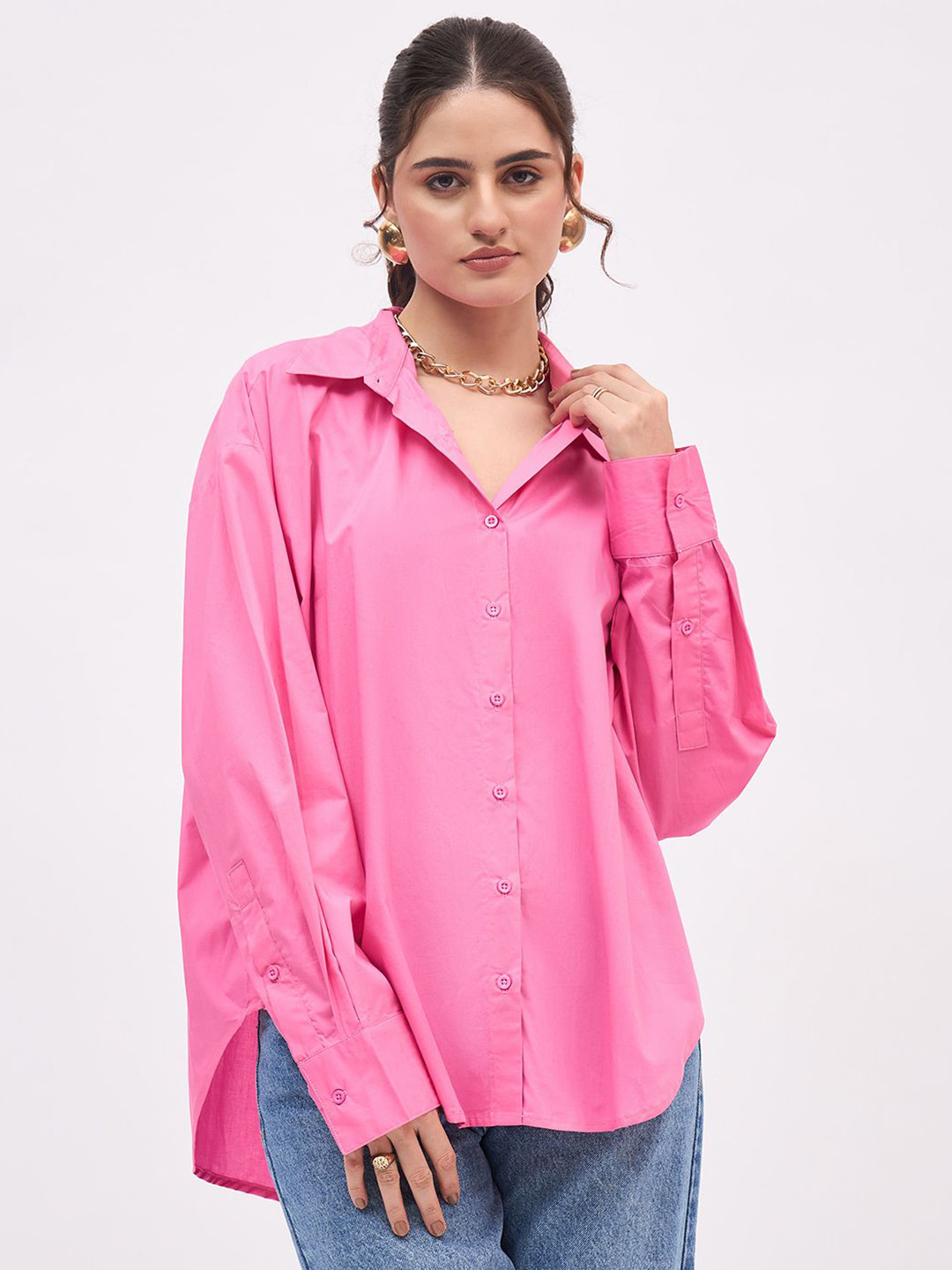 JUNE & HARRY Women Relaxed Opaque Party Shirt