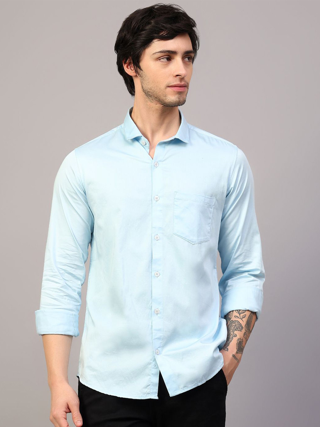 MANTICORE Men Opaque Casual Shirt