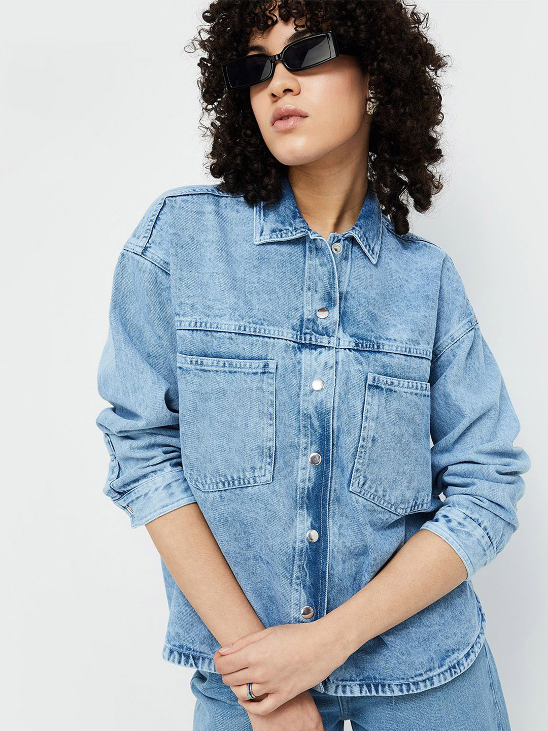 Ginger by Lifestyle Cotton Shirt Style Top