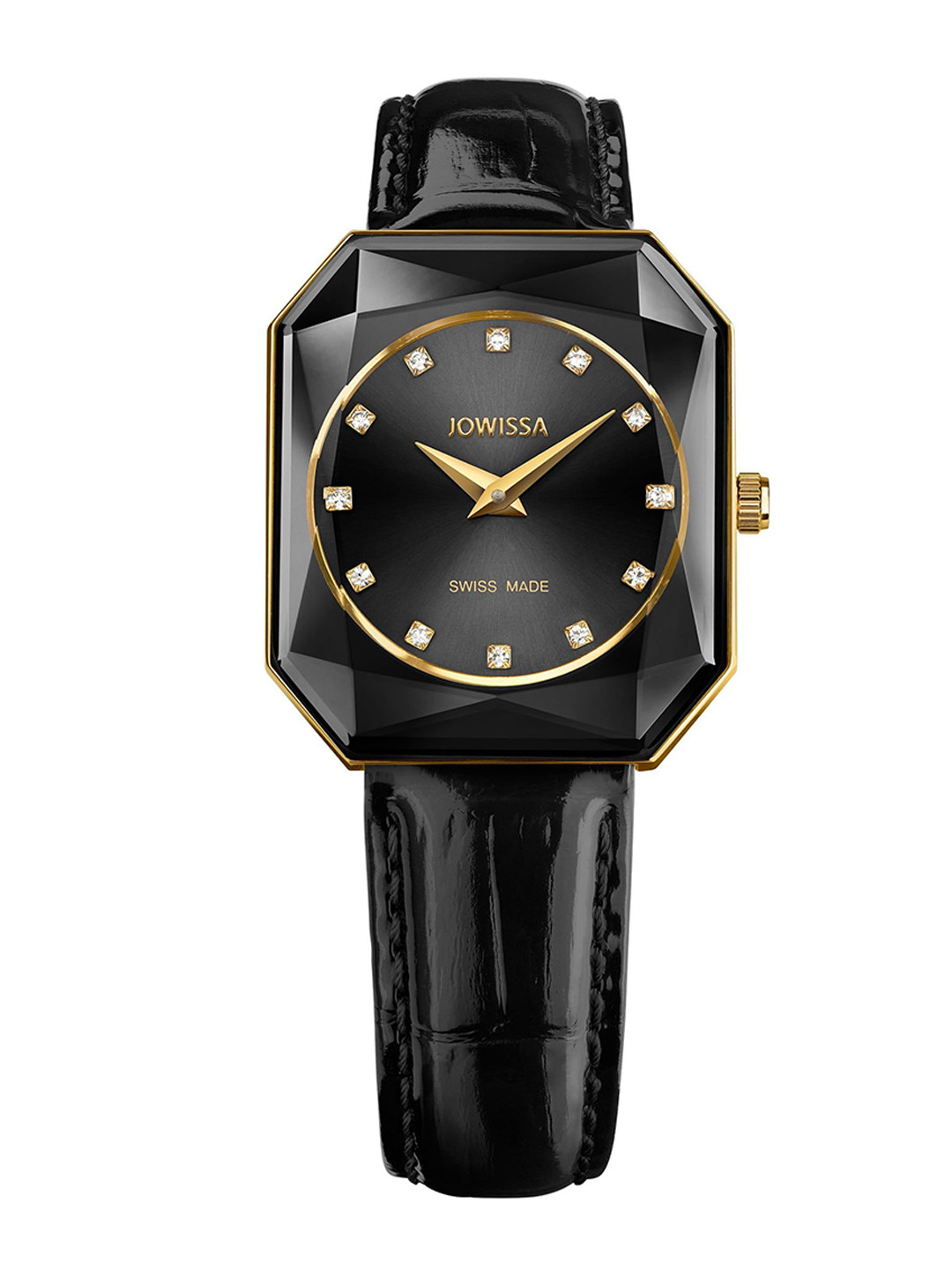 JOWISSA Women Swiss Made Facet Radiant Quartz Dial Analog Watch J8.072.M