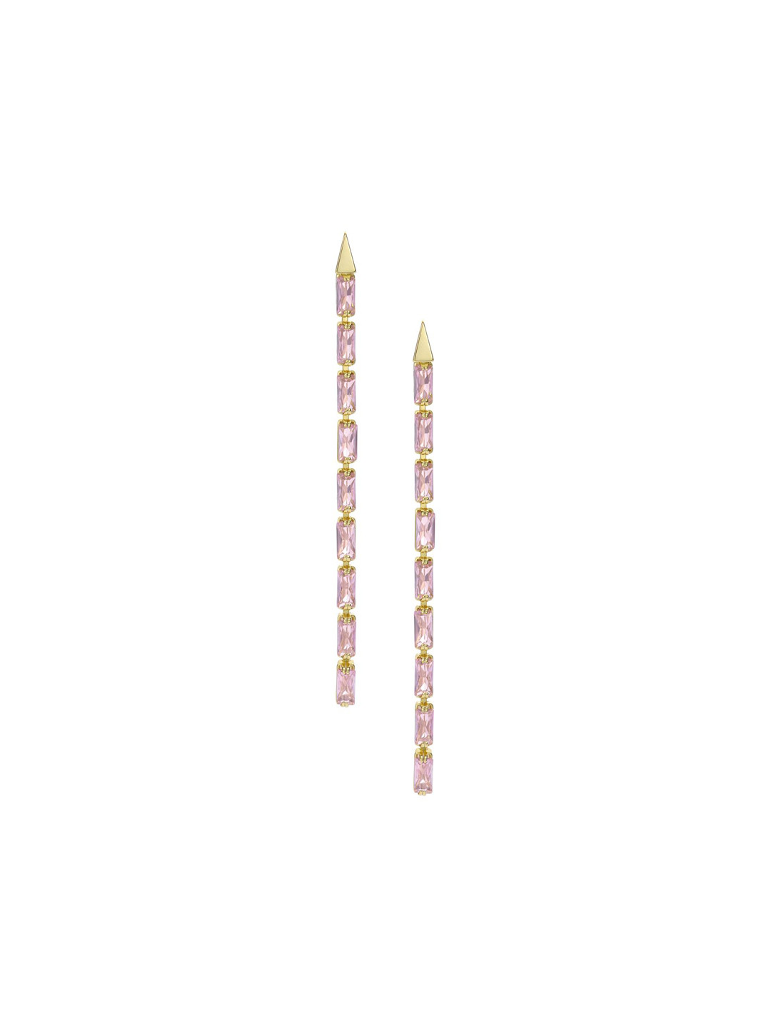 Ted Baker Isalie Gold-Plated Crystal Baguette Slinky Drop Earrings