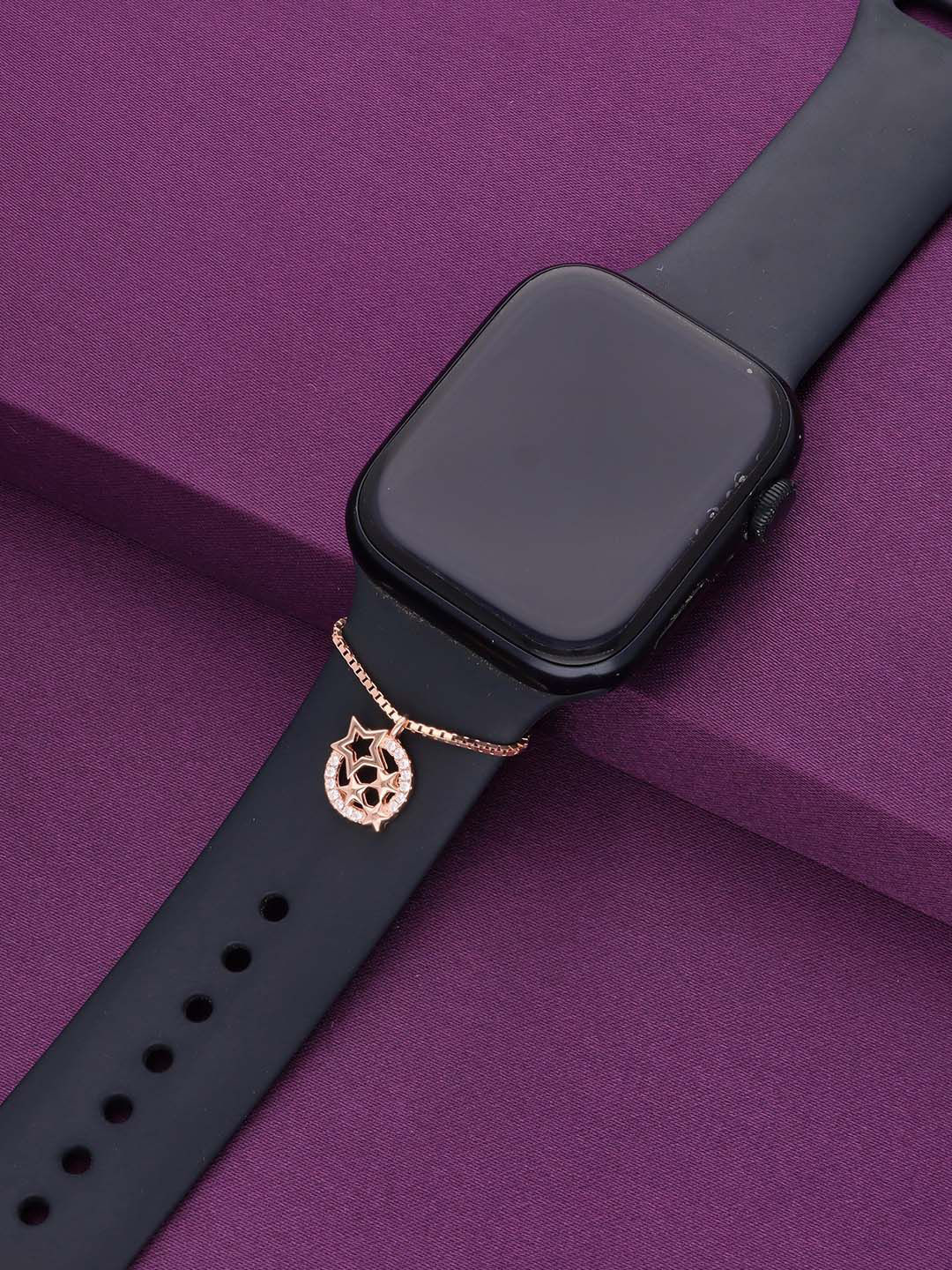 KAI JEWEL Stone Studded Star Watch Charm