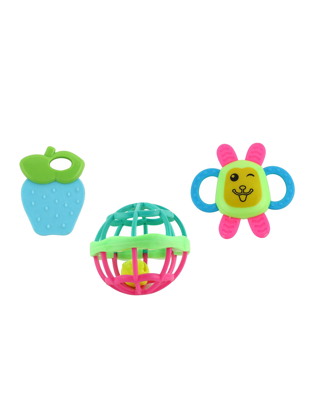 Aditi Toys Kids BPA Free Baby Kinder Rattle Set - Infant Rattles with 3 Pieces
