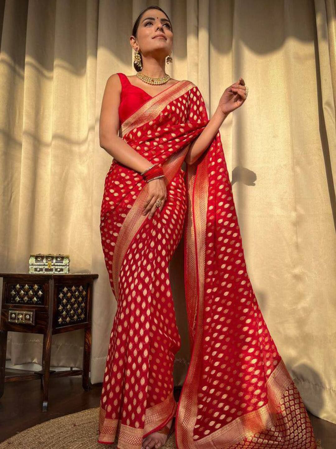 Sitanjali Woven Design Kanjeevaram Saree