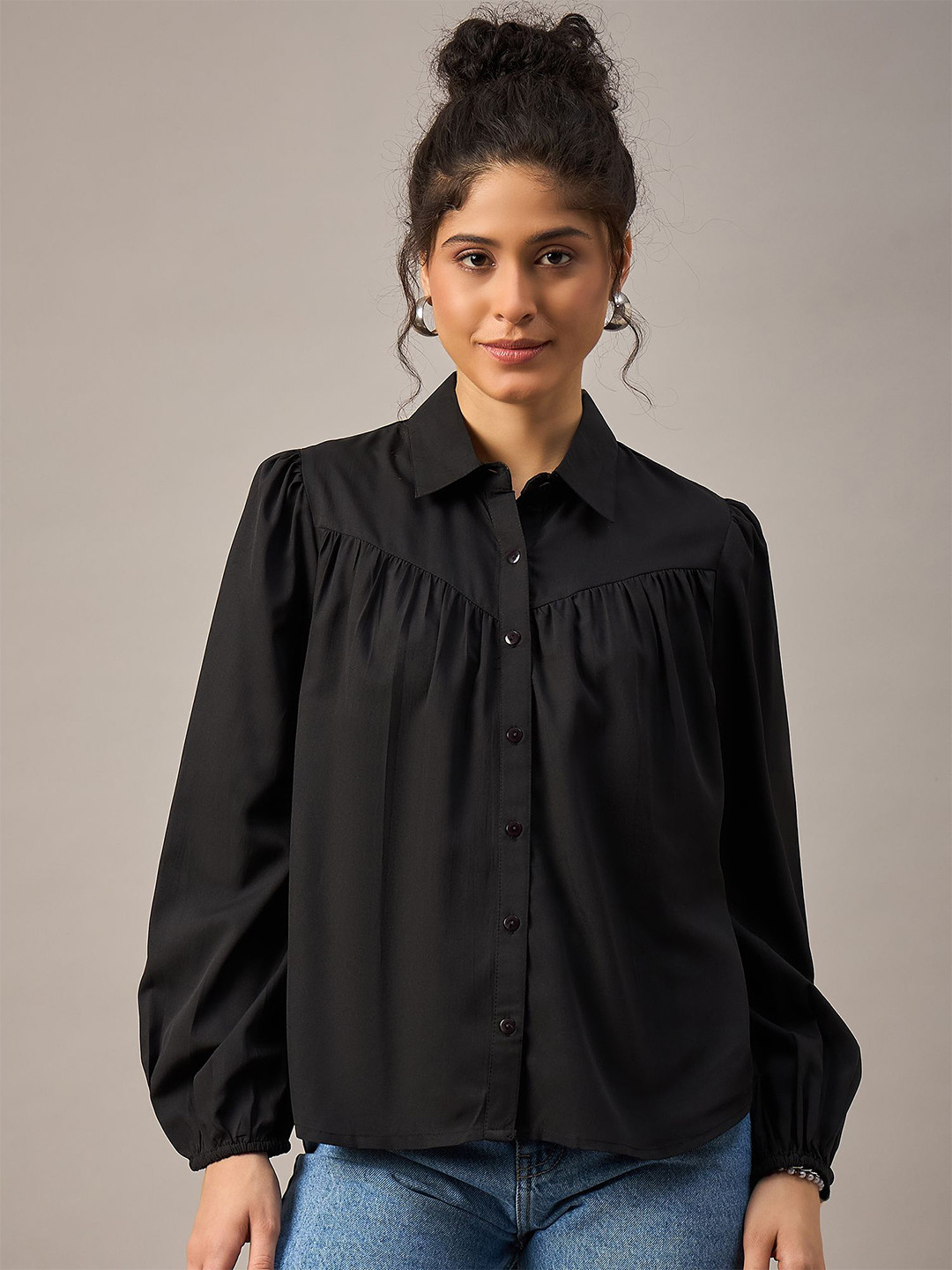 The Roadster Lifestyle Co  Full Sleeves Shirt Style Top