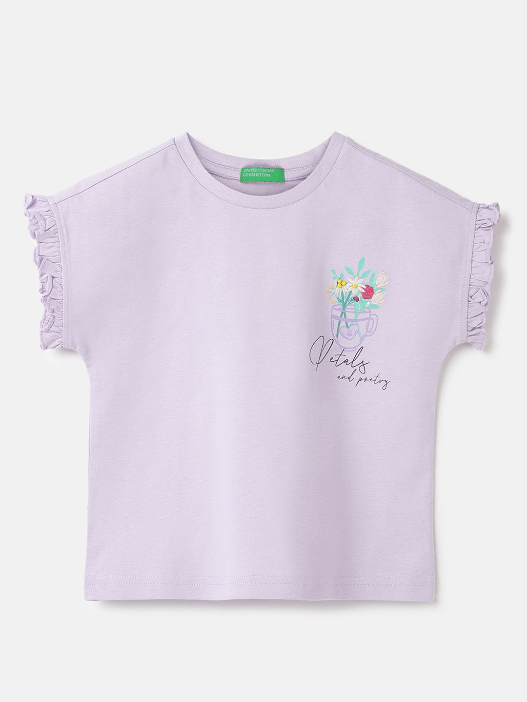 United Colors of Benetton Print Cotton Top