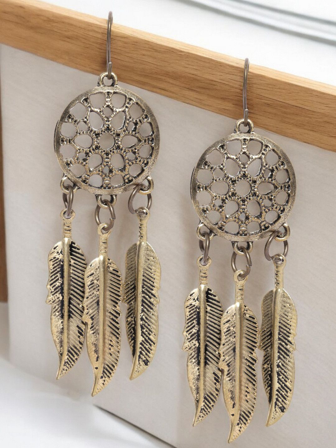 Sangria Dream Catcher Drop Earrings