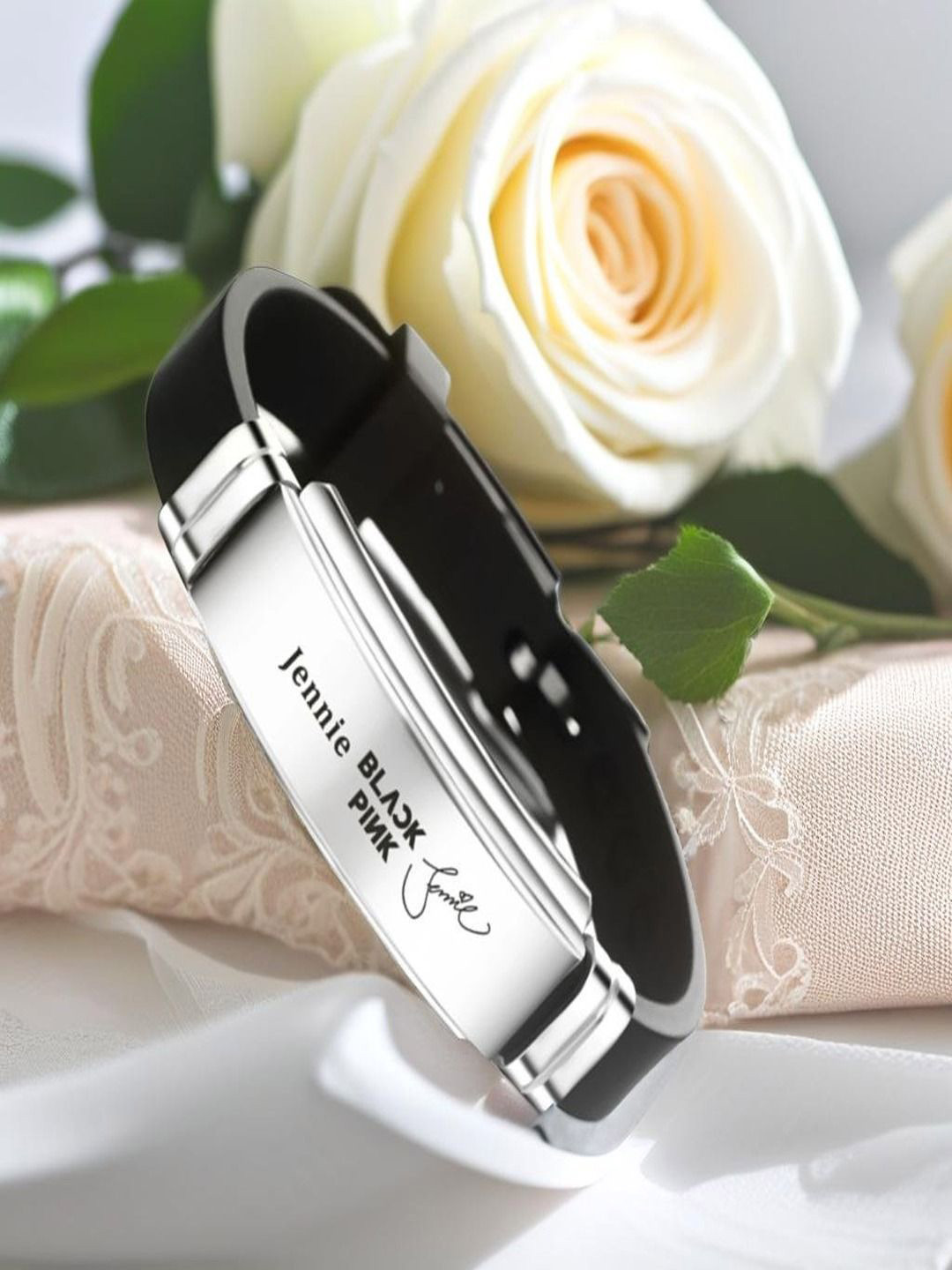 UNIVERSITY TRENDZ Leather Korean Signature Jisoo Wraparound Bracelet