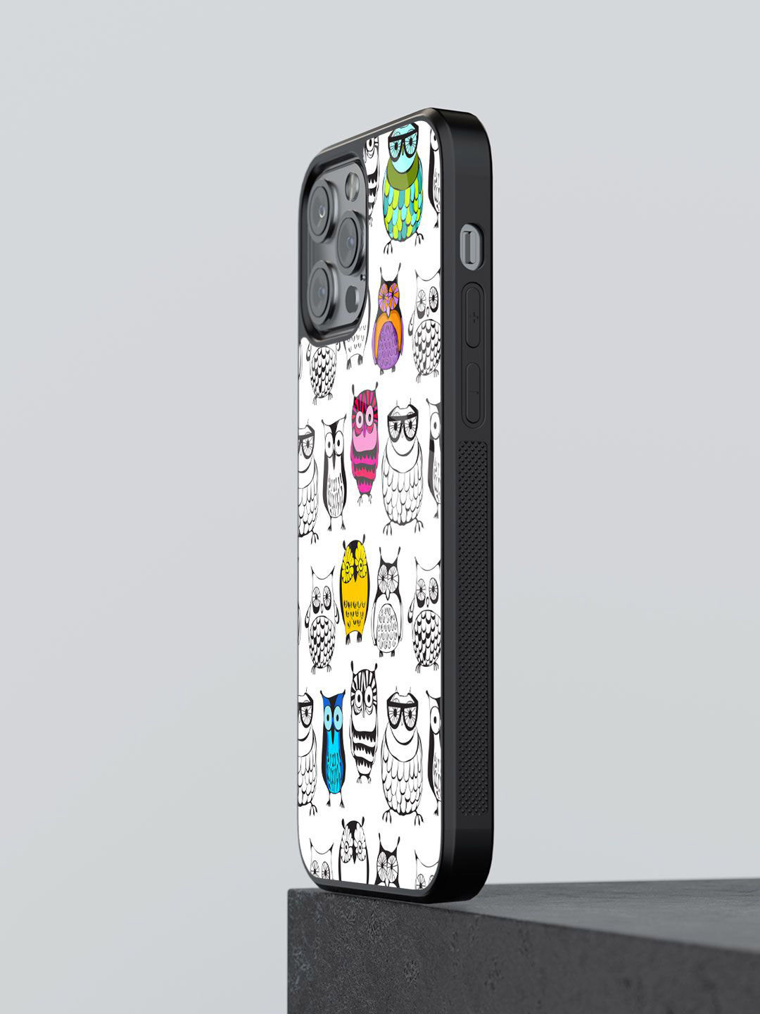 macmerise Cartoon Characters Printed iPhone 13 Pro Back Case Mobile Accessories