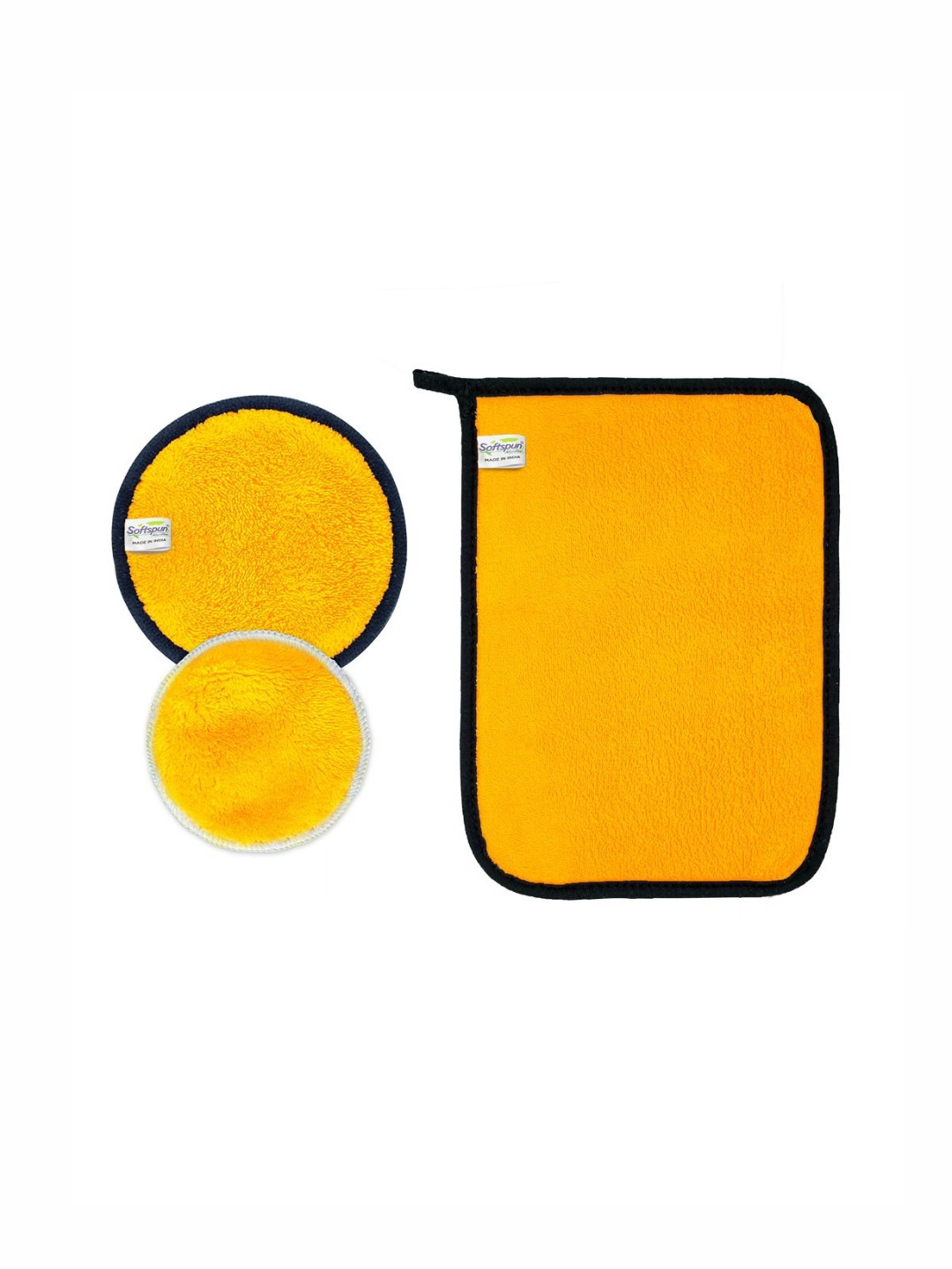 Softspun Microfiber Solid Microfiber 300GSM Super Soft 3PCs Adult Regular Bath Towel