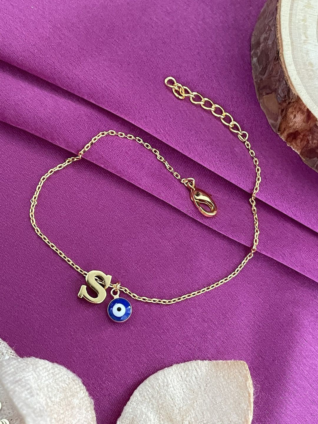 Digital Dress Room S Letter Evil Eye Rakhi