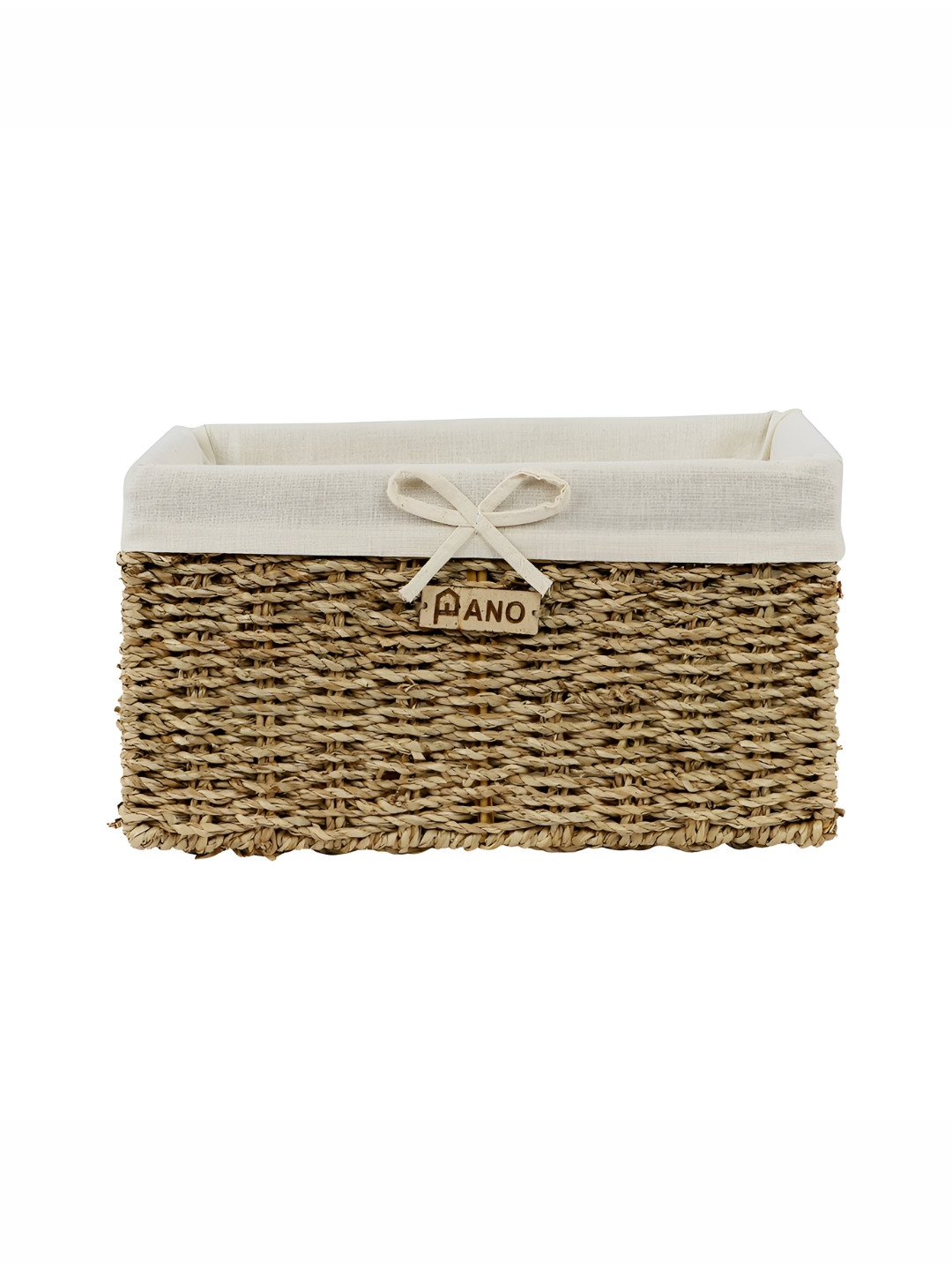 Pano White & Beige Super Strong Multi-Utility Storage Basket Organisers
