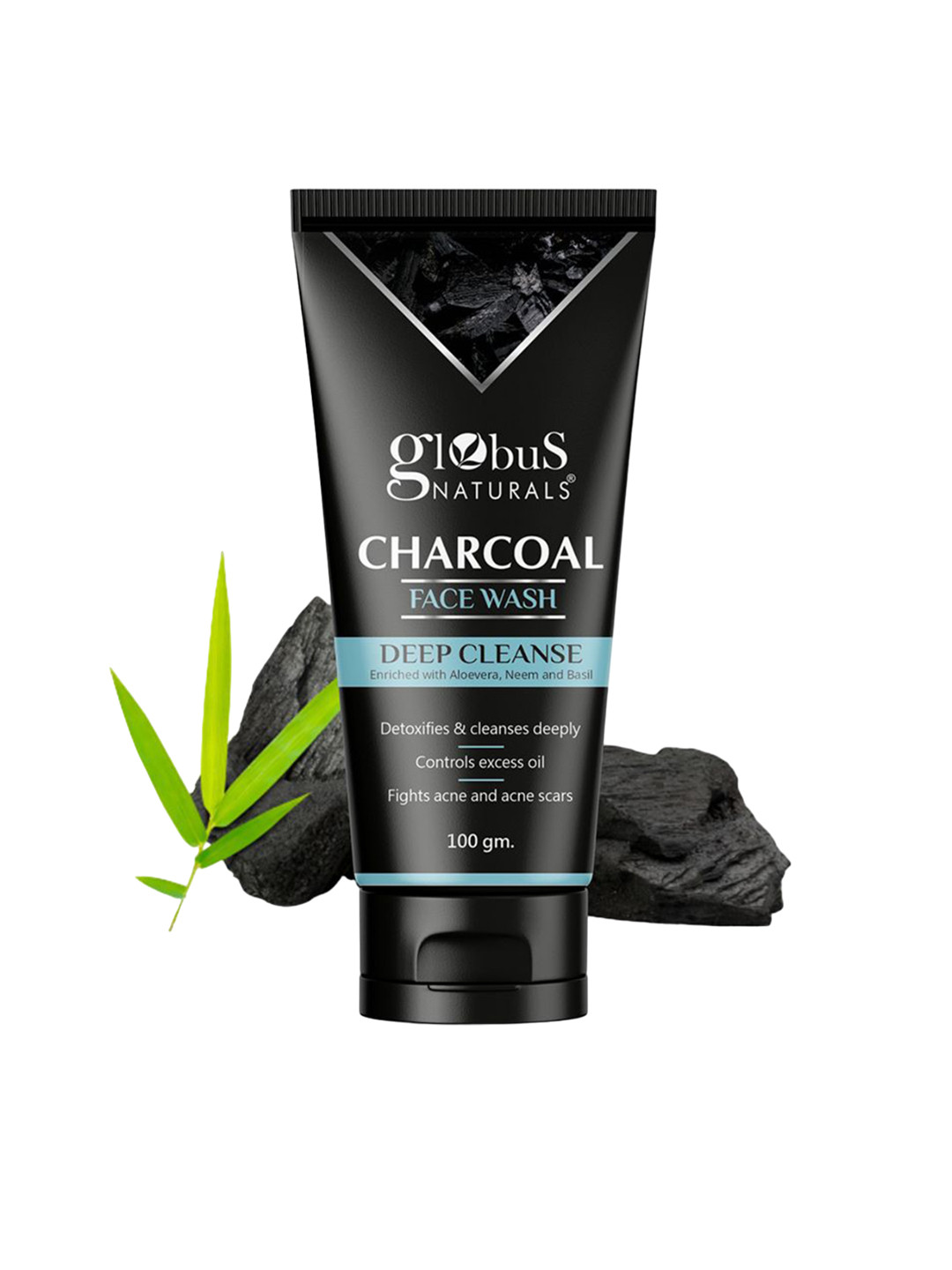 Globus naturals Charcoal Face Wash - 100g