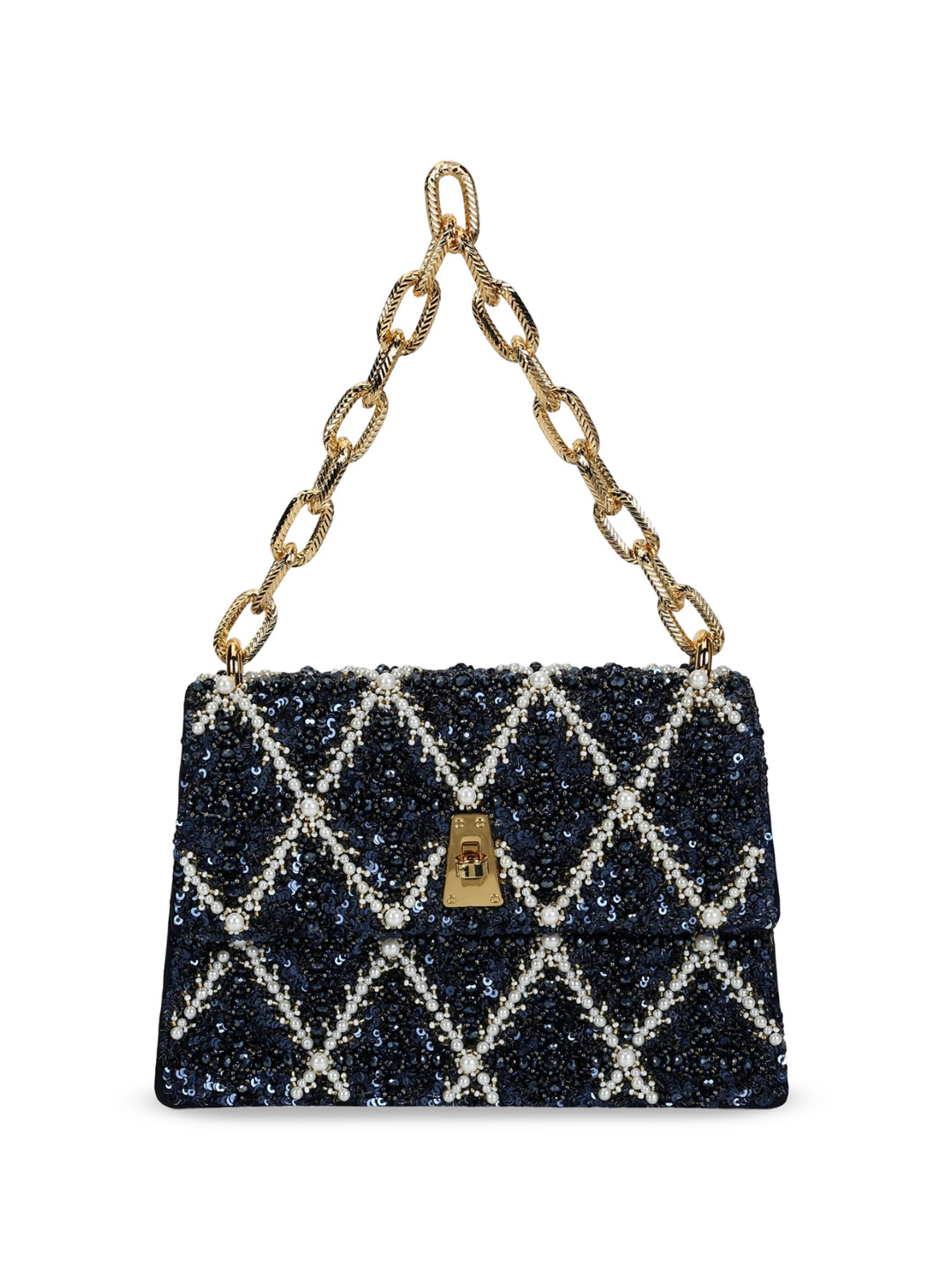 The Leather Garden Leather Oversized Structured Handheld Bag