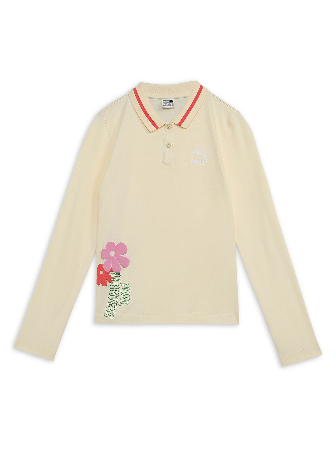 Puma CLASSICS BUBBLE BLOOM Girl's Polo T-Shirts
