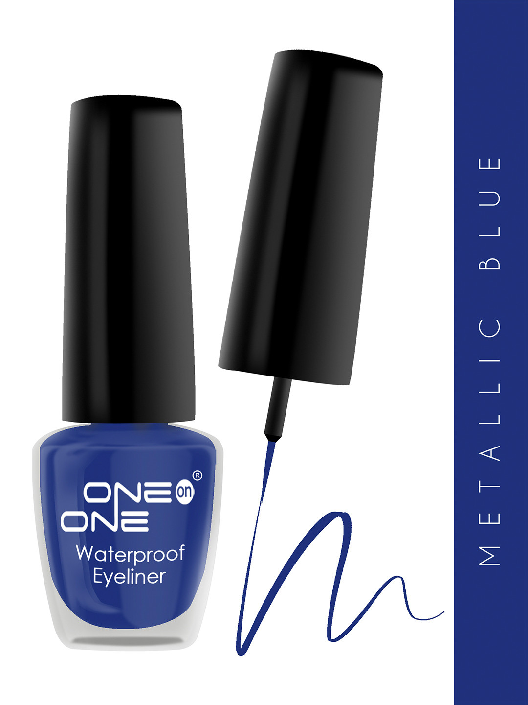 ONE on ONE Waterproof Long Lasting Smudge-Proof Eyeliner 5 ml - Blue