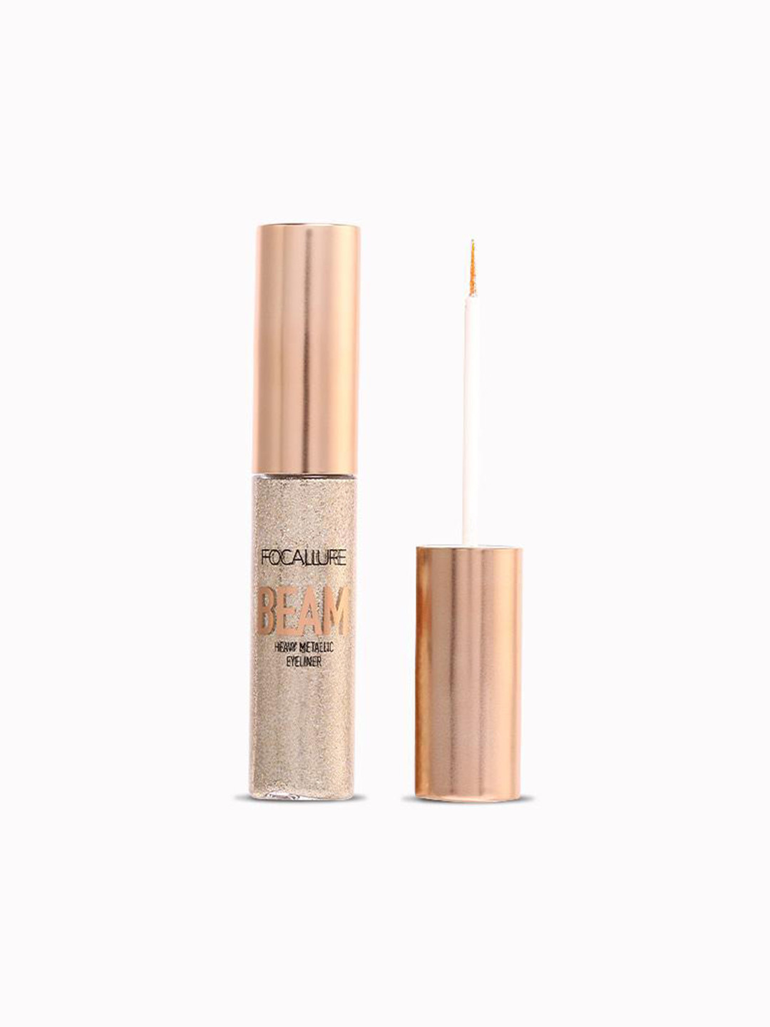 FOCALLURE Beam Heavy Metallic Waterproof Liquid Eyeliner 10 ml - Platinum 01