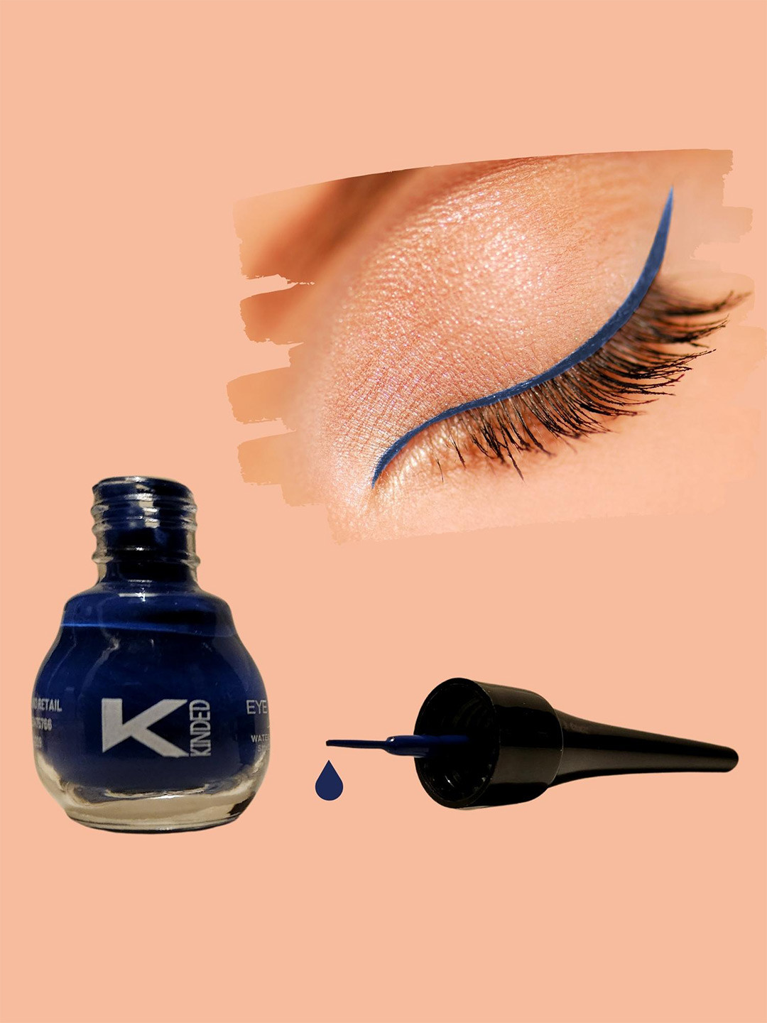 KINDED Smudge Proof & Long Lasting Matte Liquid Eye Liner 5 ml - Royal Blue 04