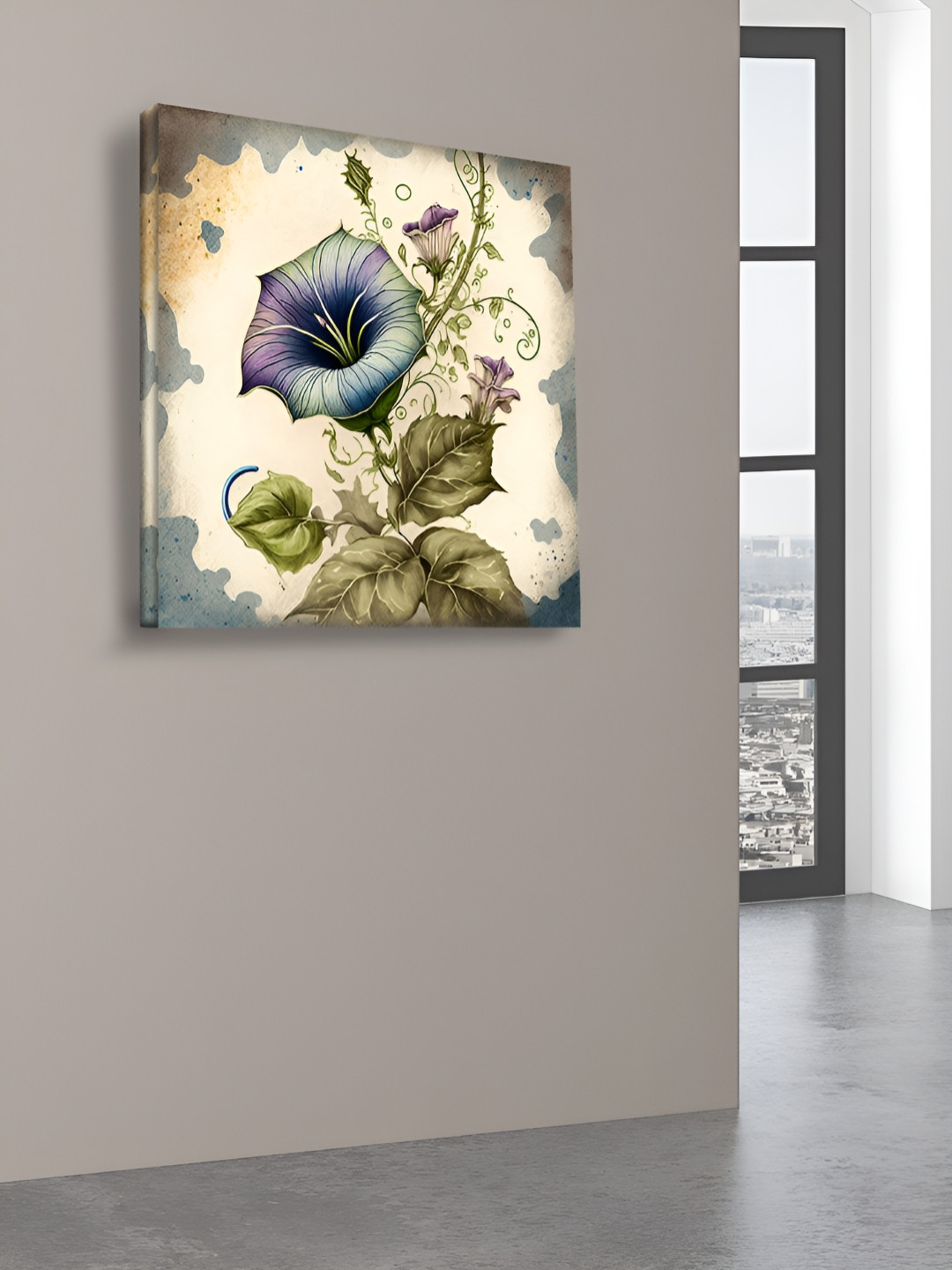 OLIVE TREE Canvas Wall Square Paintings Wall Art - 9.4 x 9.4In